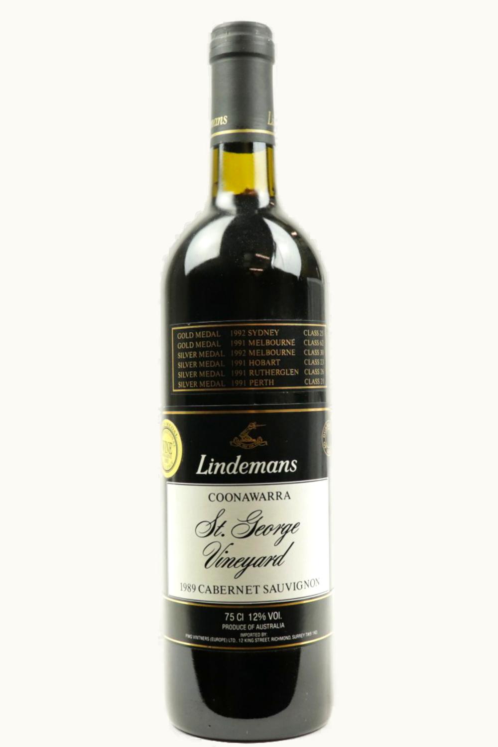 Lindeman's Lindeman's St. George Cabernet Sauvignon, 1989