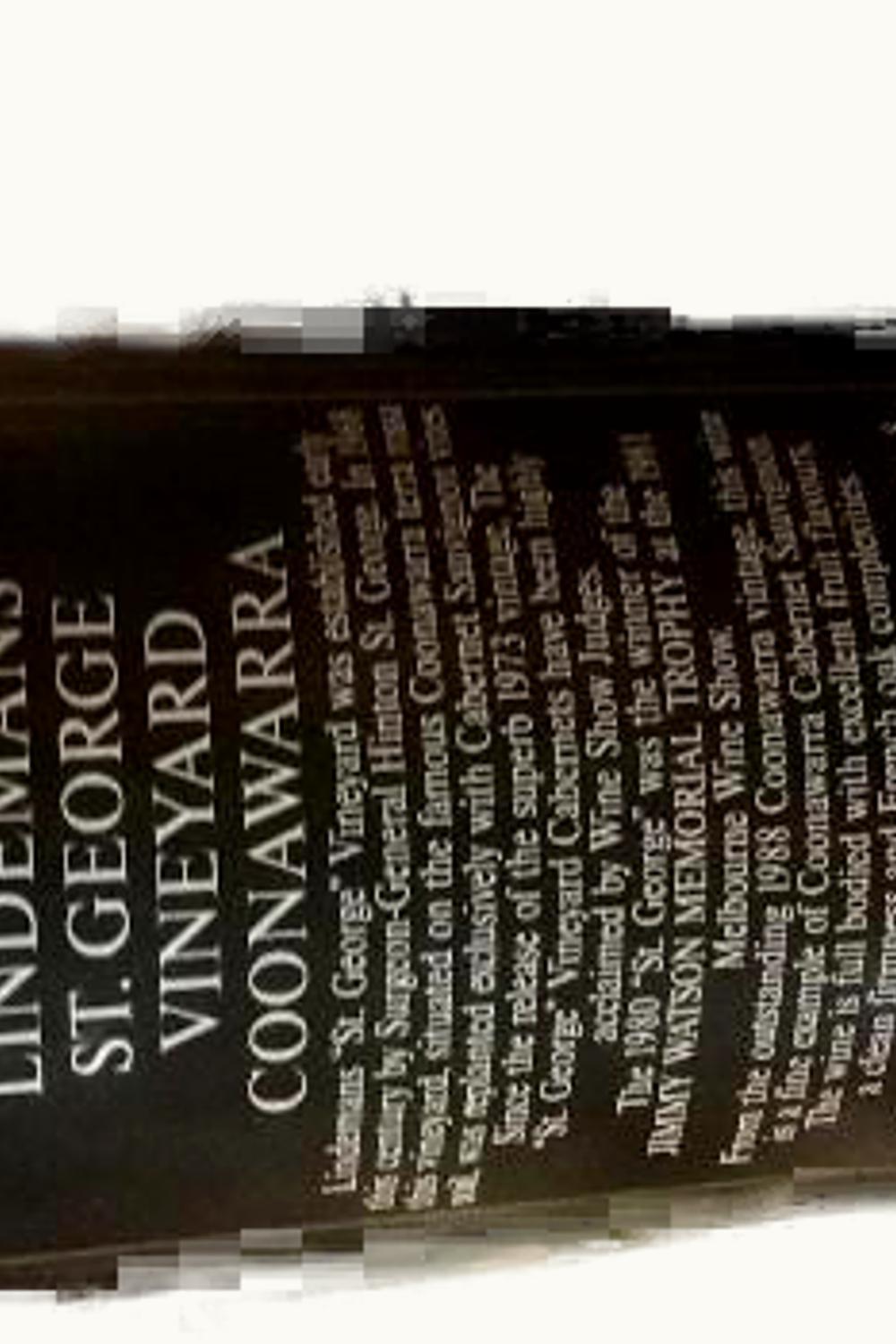 Lindeman's Lindeman's St. George Cabernet Sauvignon, 1988