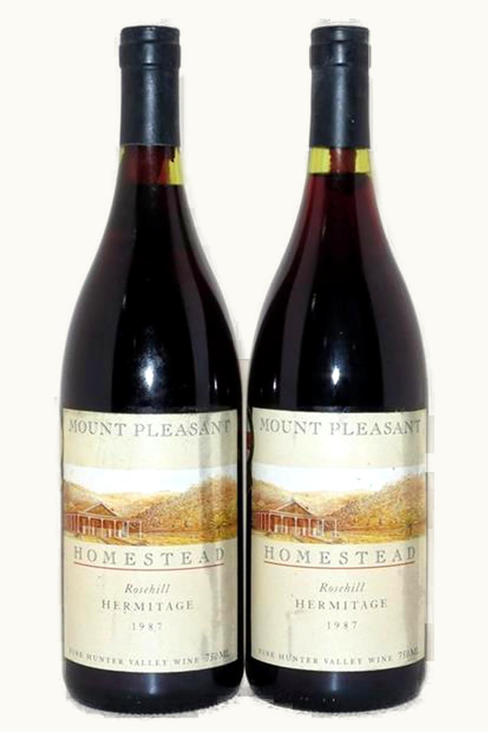 Mount Pleasant Rosehill Shiraz, 1987