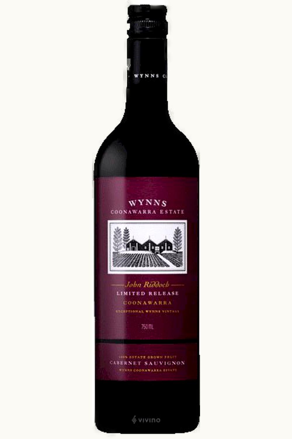 Wynns Estate John Riddoch Cabernet Sauvignon, 1986