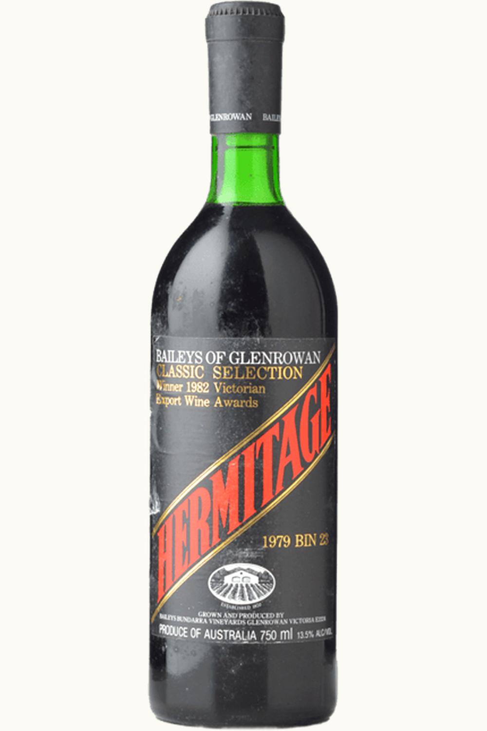 Baileys Baileys Bin 29 Hermitage Shiraz, 1979