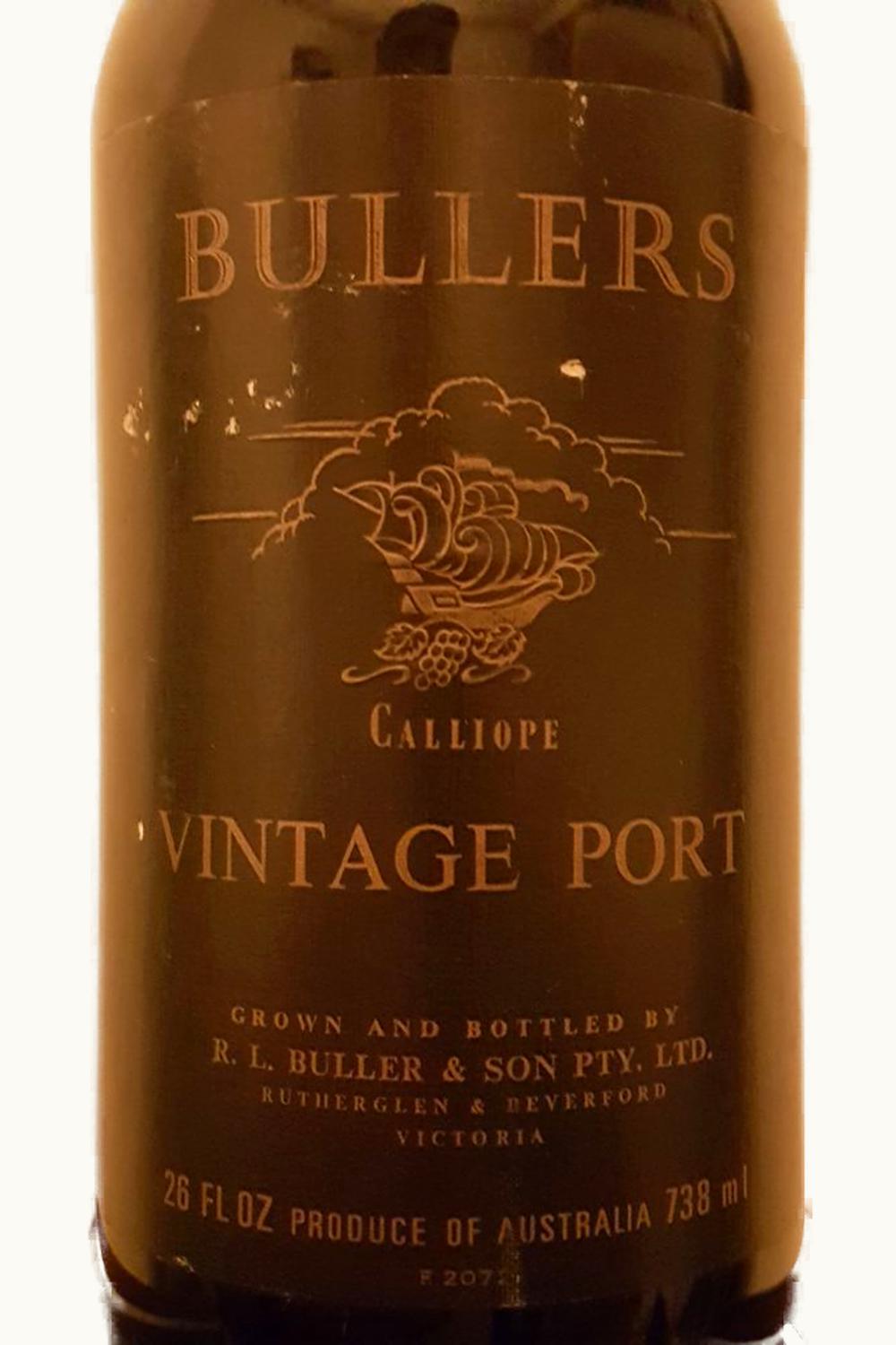 Buller Buller Calliope Vintage Port, 1972