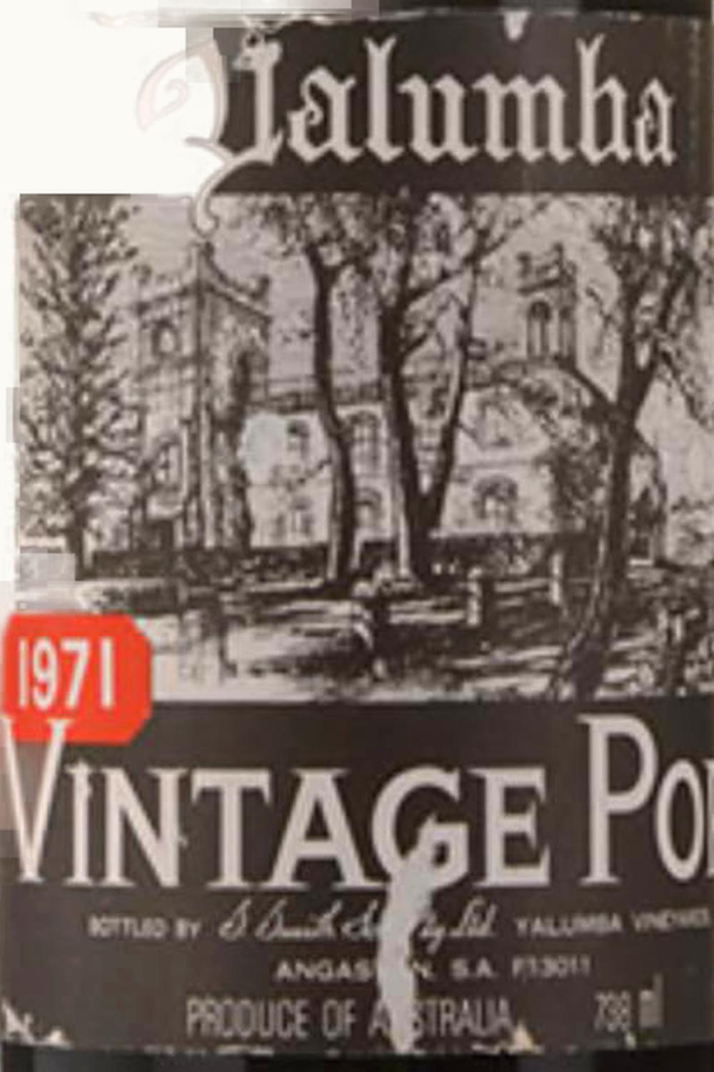 Yalumba Vintage Port South Australia, 1971