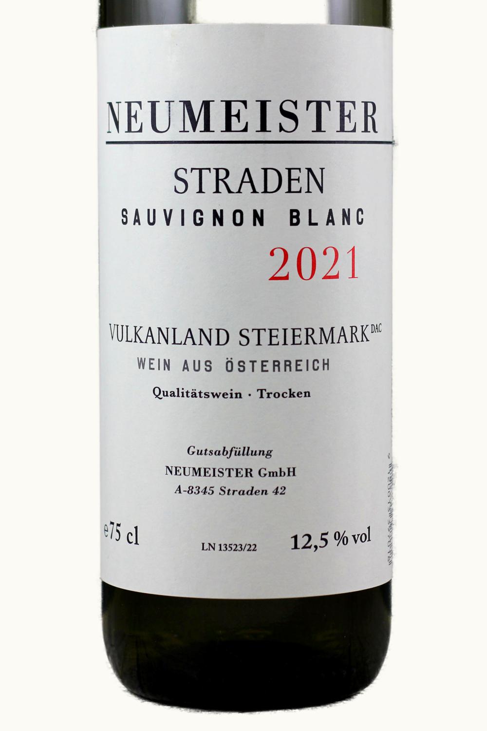 Neumeister Neumeister Straden Sauv Blanc DAC Vulkanland Steiermark Austria, 2021