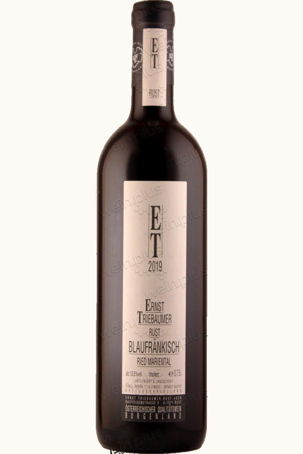 Ernest Triebaumer Ernest Triebaumer Mariental Blaufrankisch Burgenland Austria, 2019