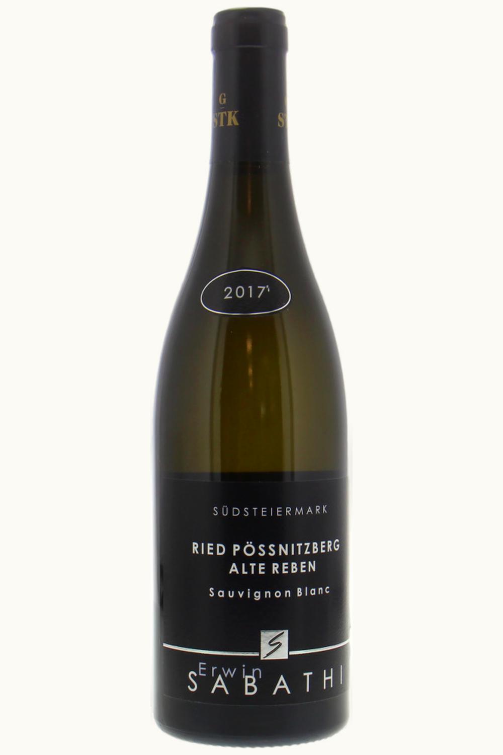 Erwin Sabathi Erwin Sabathi Possnitzberg Alte Reben Sauv Blanc Gross STK Lage DAC Sud Steiermark, 2017