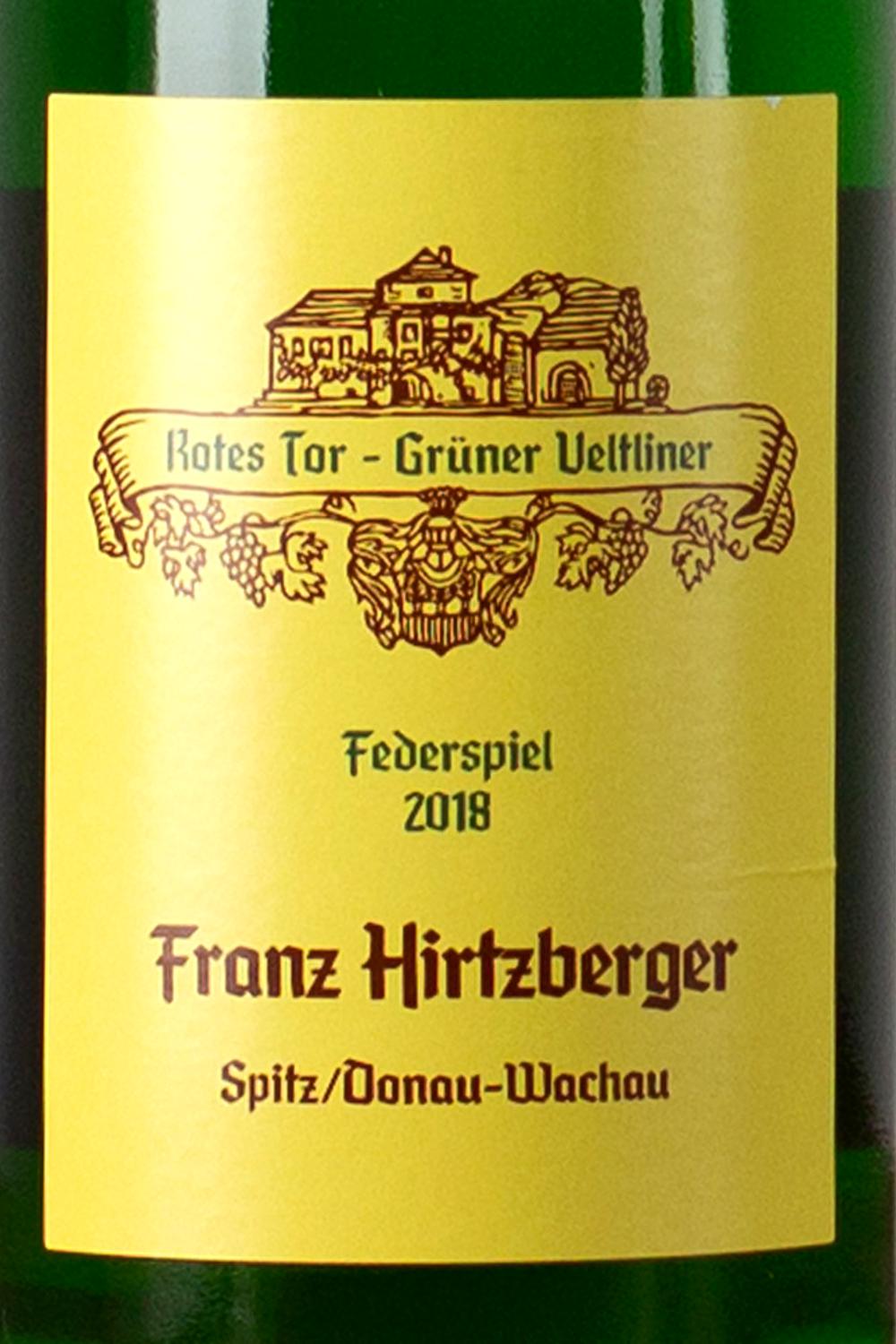 Franz Hirtzberger Rote Tor Gruner Veltliner Feder Spiel Wachau, 2017
