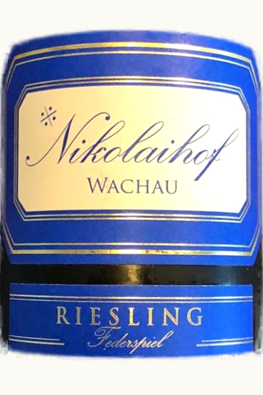 Fmly Saahs Nikolaihof Riesling Stein Feder Spiel Wachau, 2017