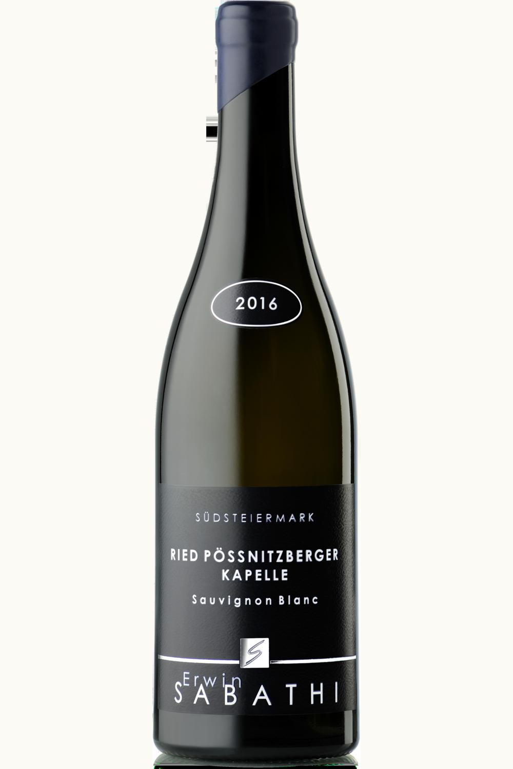 Erwin Sabathi Erwin Sabathi Possnitzberg Alte Reben Sauv Blanc Gross STK Lage DAC Sud Steiermark, 2016