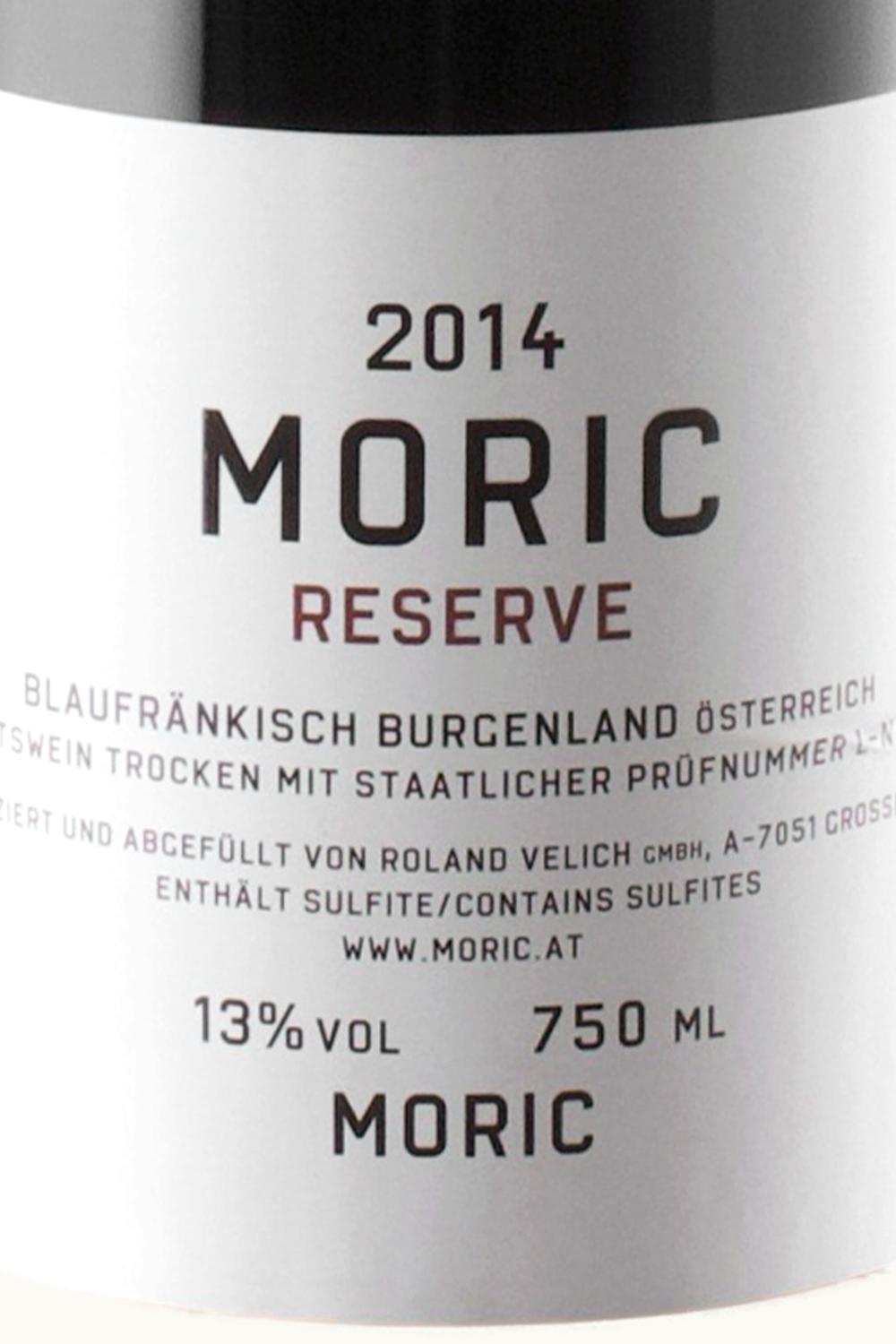 Moric Moric RSRV Blaufränkisch Burgenland, 2014