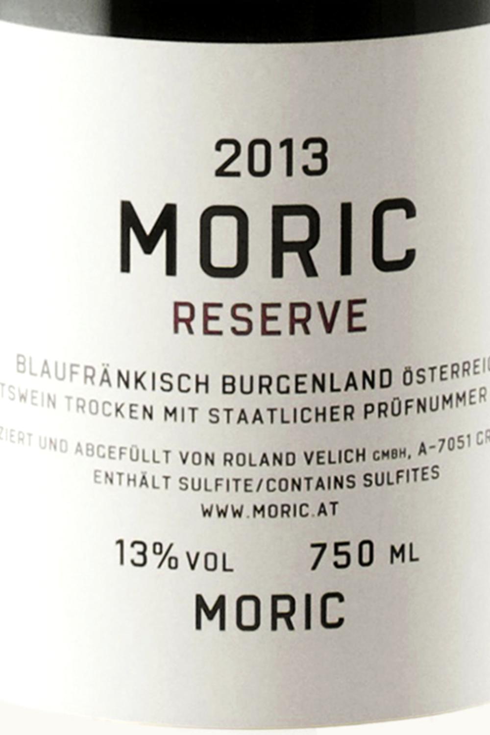 Moric Moric Blaufränkisch Burgenland, 2013