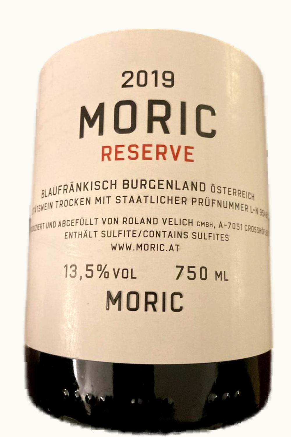 Moric Moric RSRV Blaufränkisch Burgenland, 2012