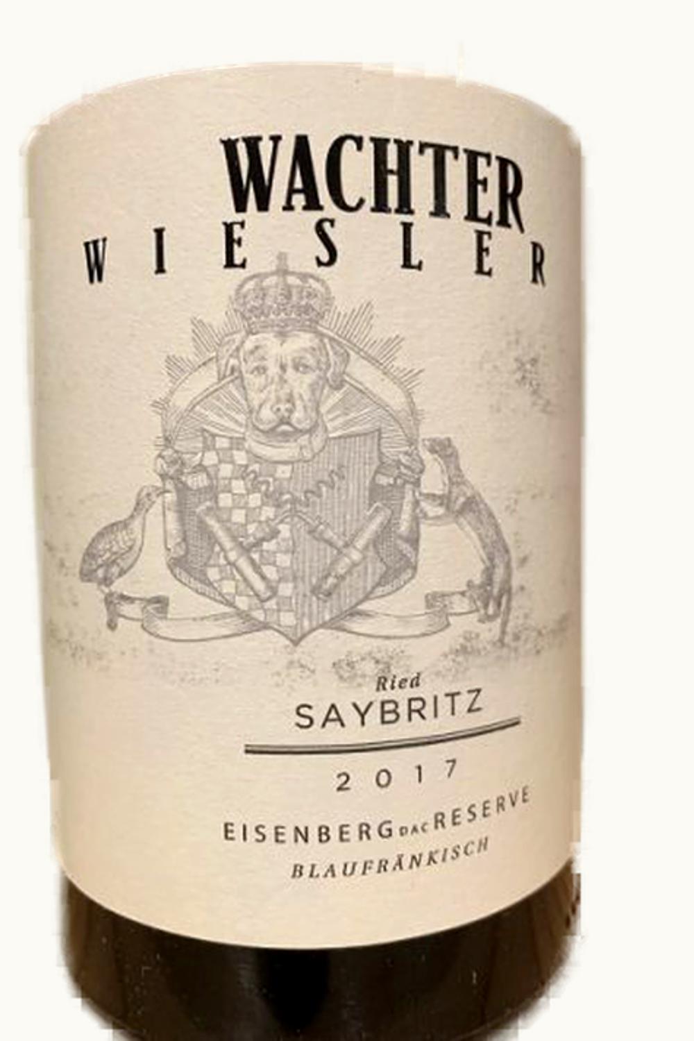 Wachter-Wiesler Wachter-Wiesler Weinberg Blaufränkisch DAC RSRV Eisenberg Burgenland, 2009