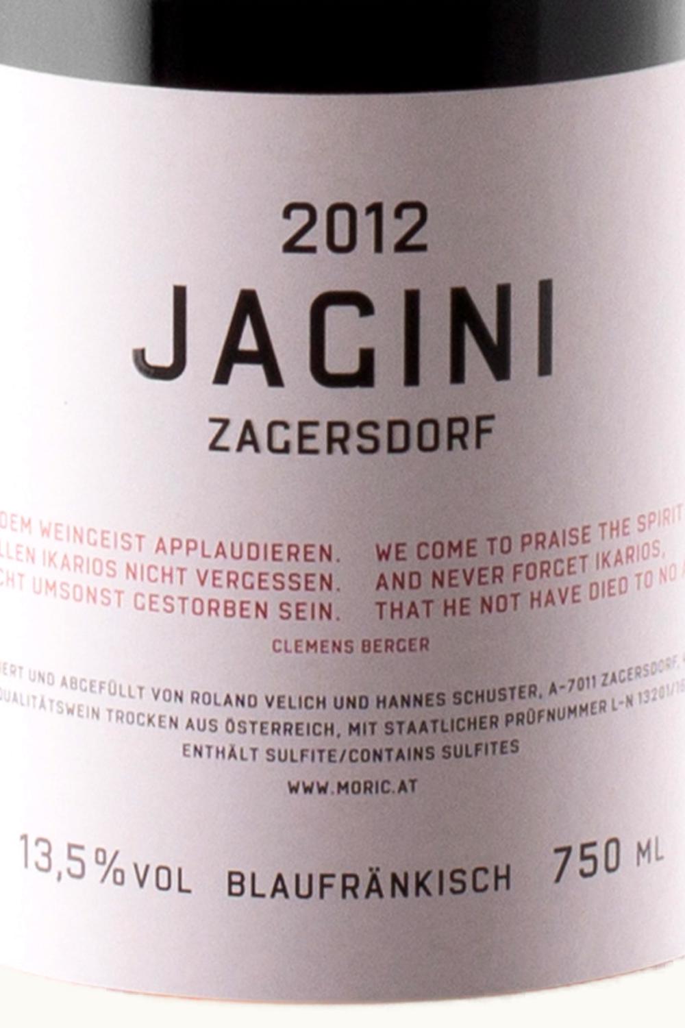 Moric Moric Rossi Schuster Jagini Zagersdorf Blaufränkisch, 2008