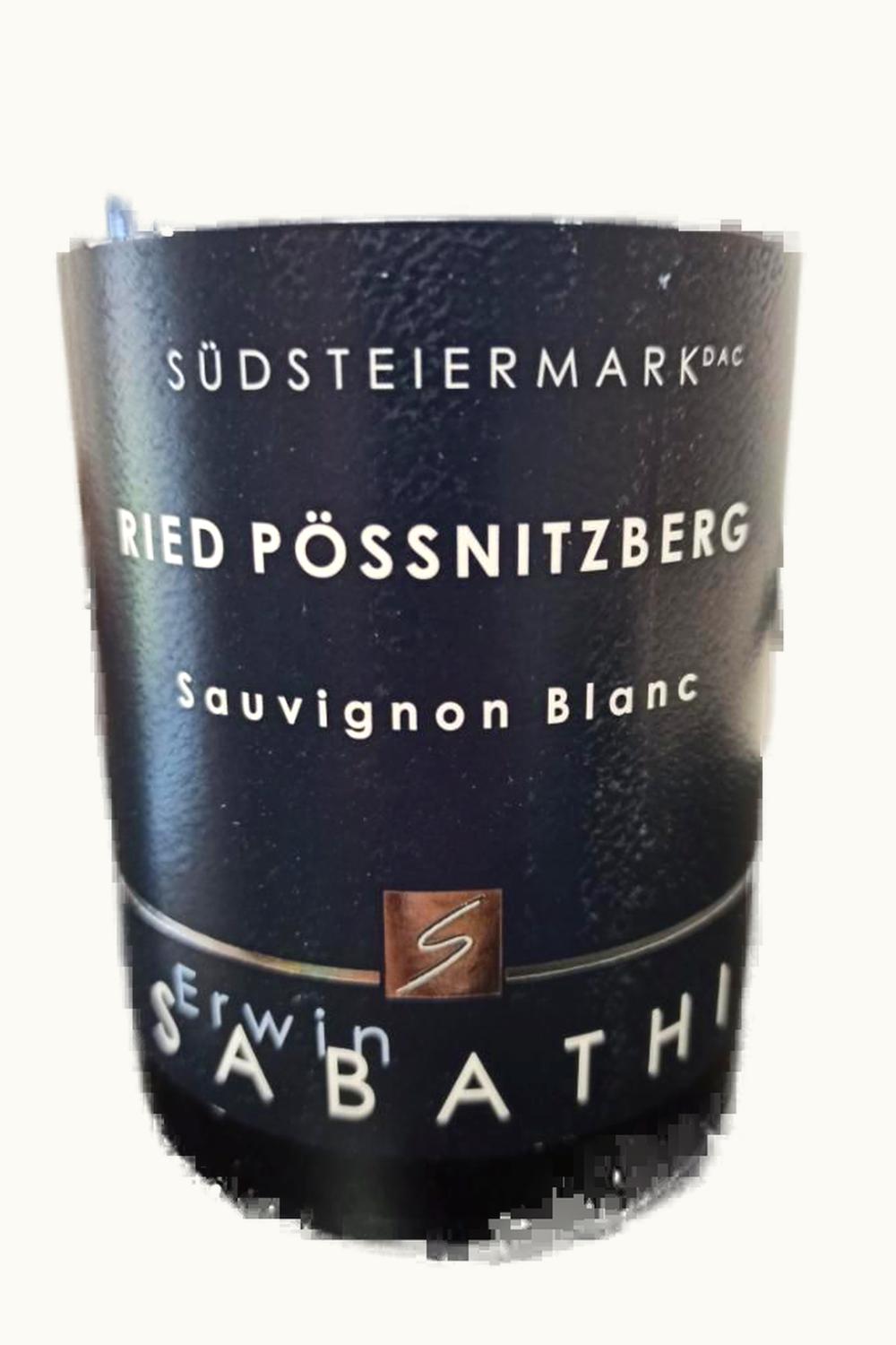 Erwin Sabathi Erwin Sabathi Possnitzberg Sauvignon Blanc Groß STK Lage DAC Südsteiermark, 2007