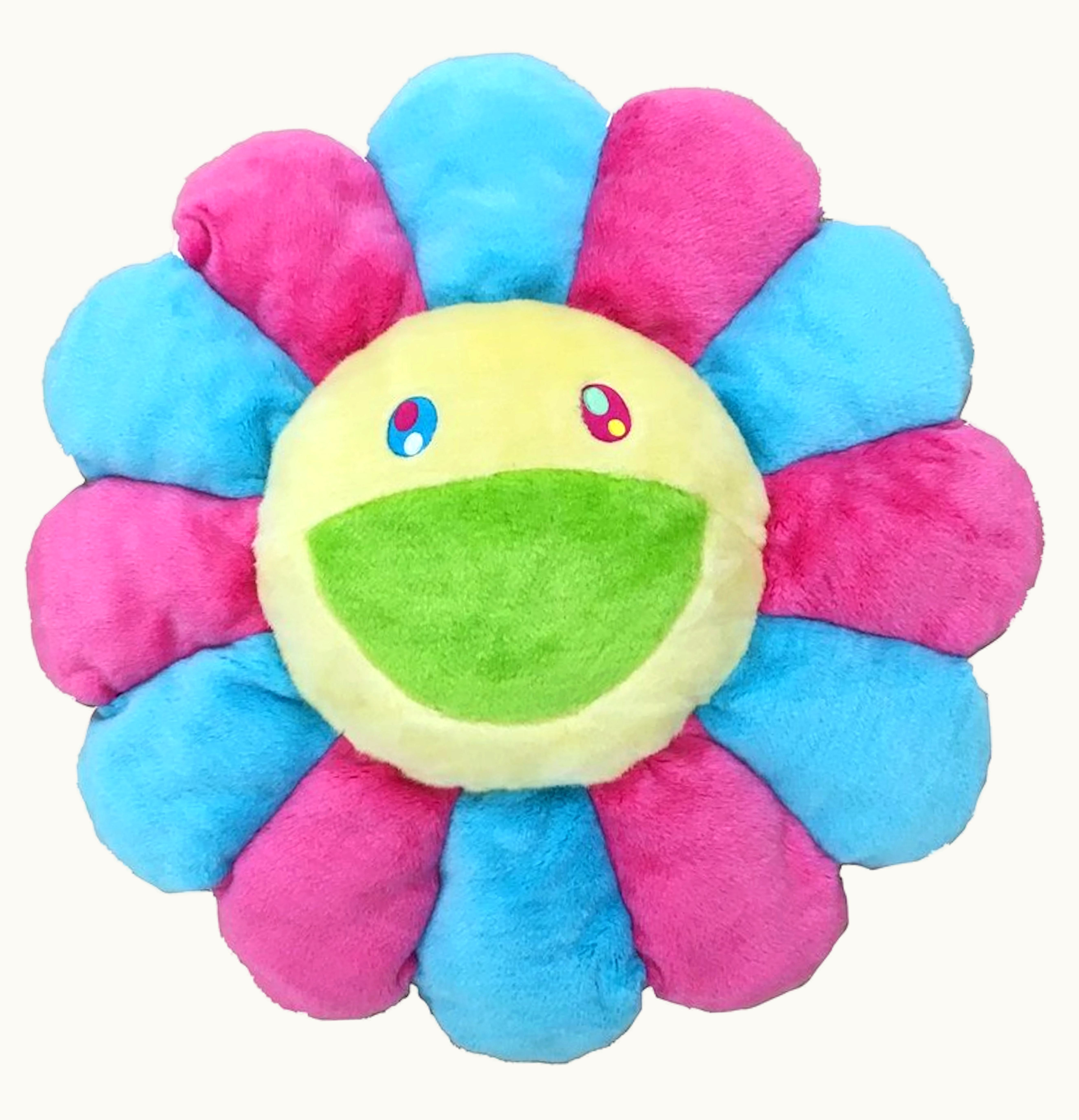 Takashi Murakami Takashi Murakami Flower Plush 60 CM Blue Pink
