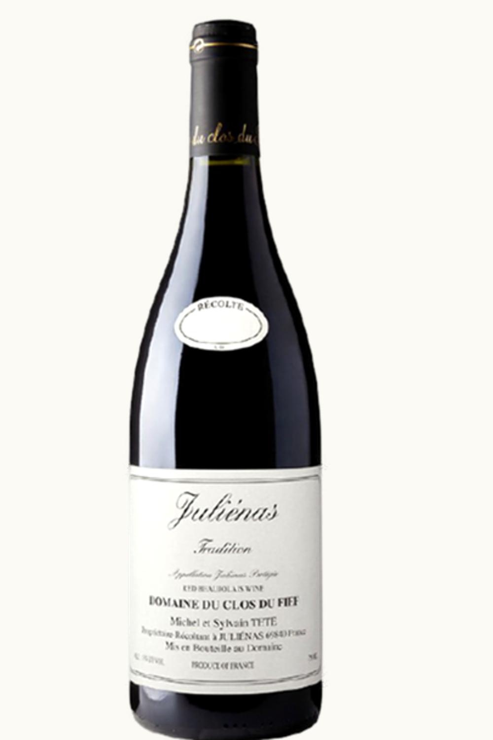 Michel Tête Michel Tête Dom du Clos Fief Cuvee Tradition Juliénas, 2020