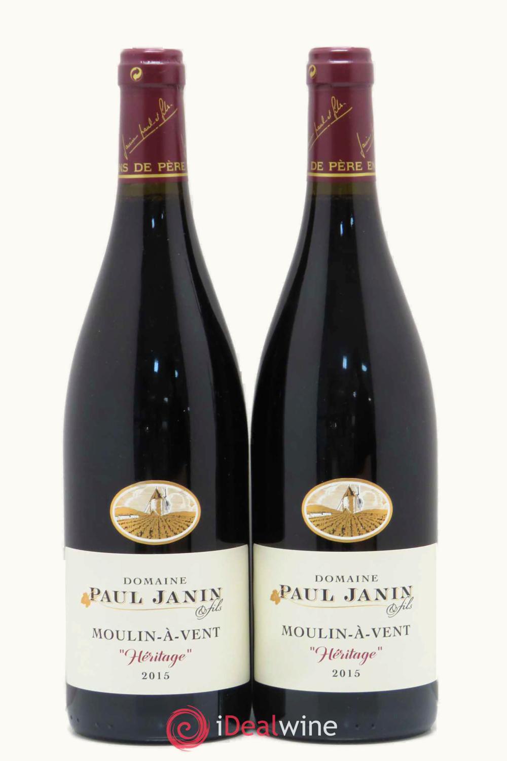 Paul Janin Héritage du Tremblay Moulin-à-Vent, 2015