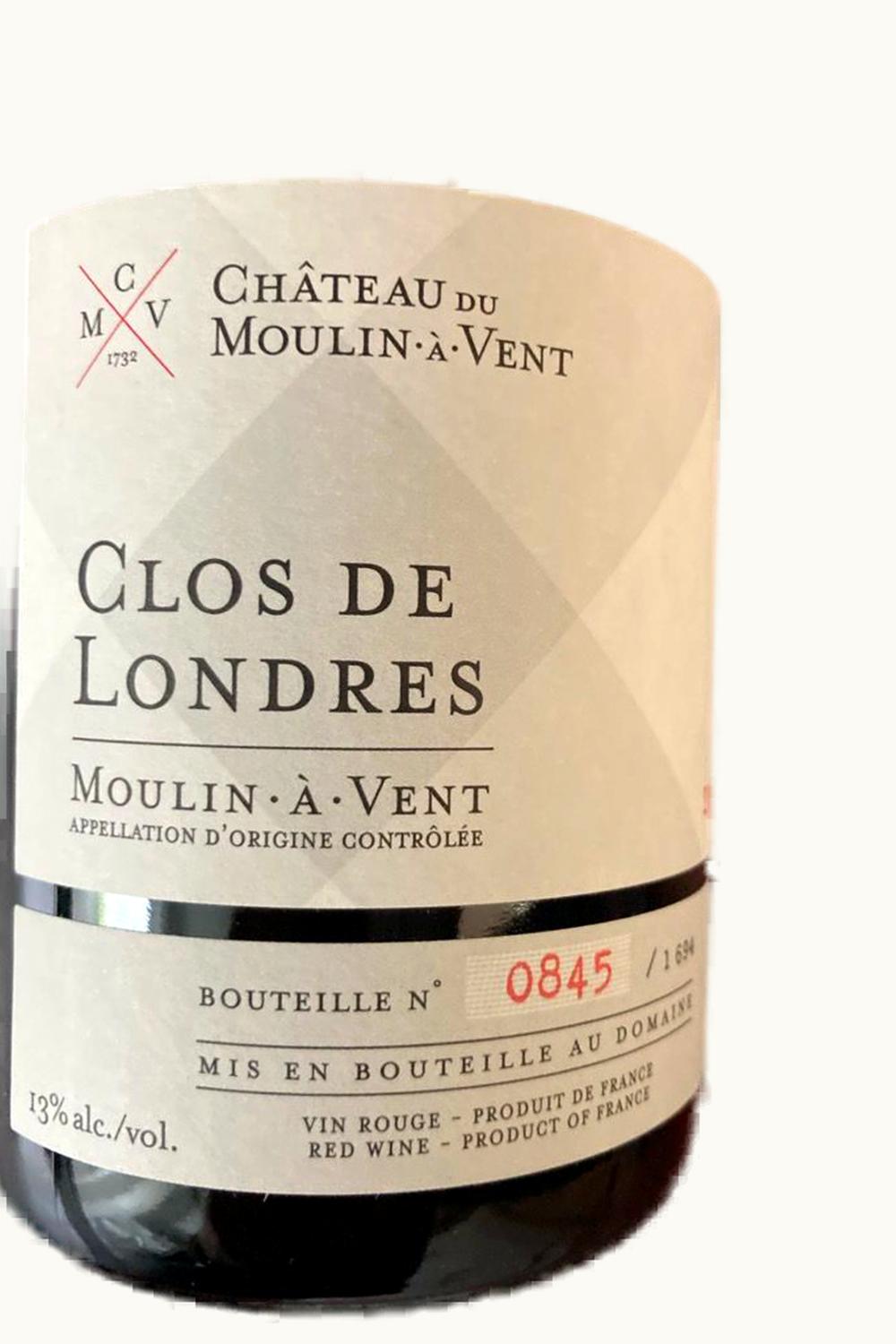 Du Clos de London Du Clos de London Moulin-à-Vent, 2015