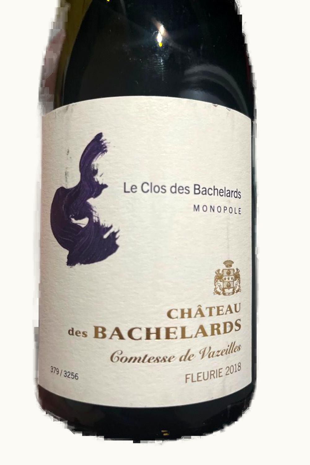 Château des Bachelards De Bachelards Comtesse Vazeilles Le Clos Fleurie, 2014