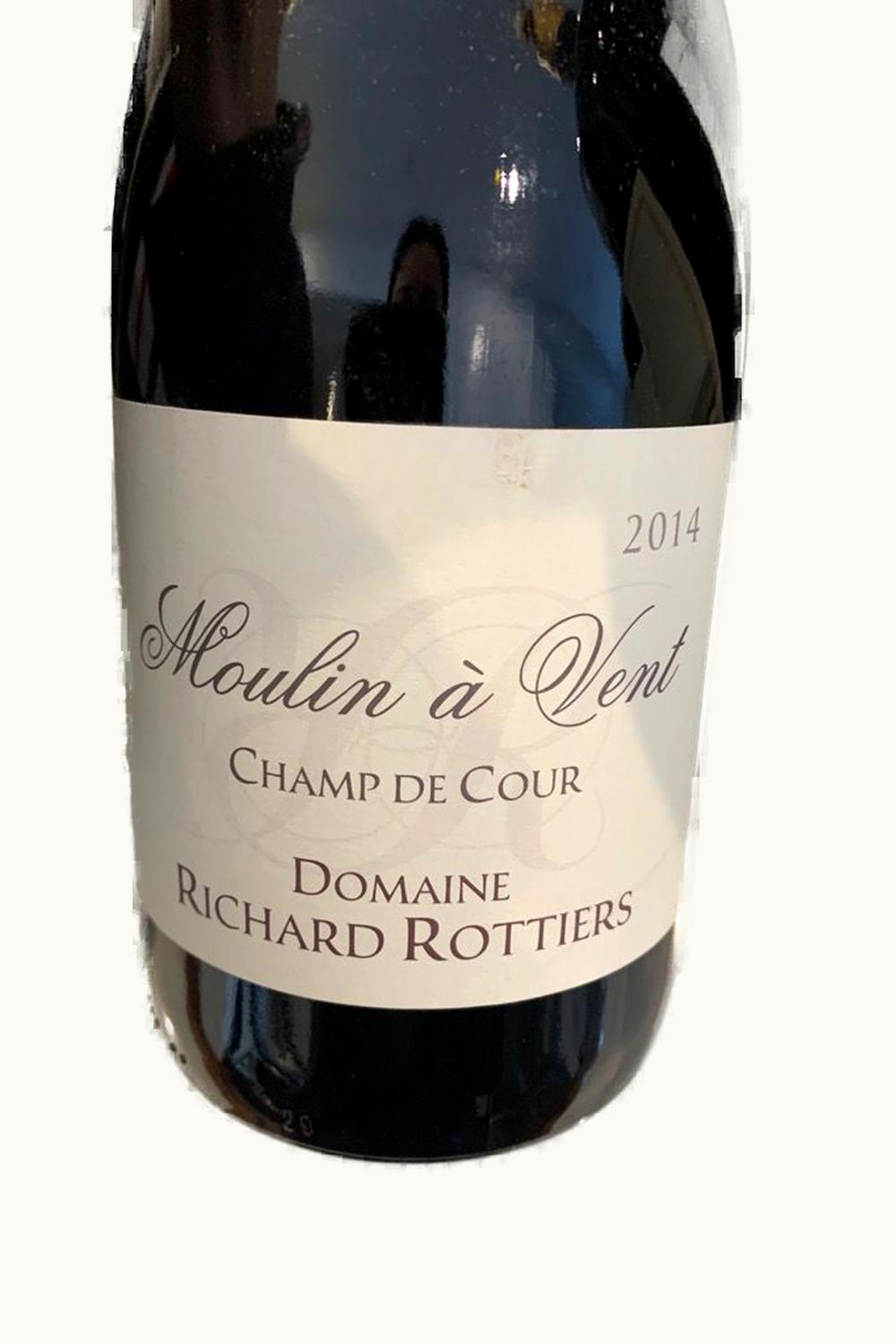 Domaine Richard Rottiers Climat Champ de Cour Moulin-à-Vent, 2014