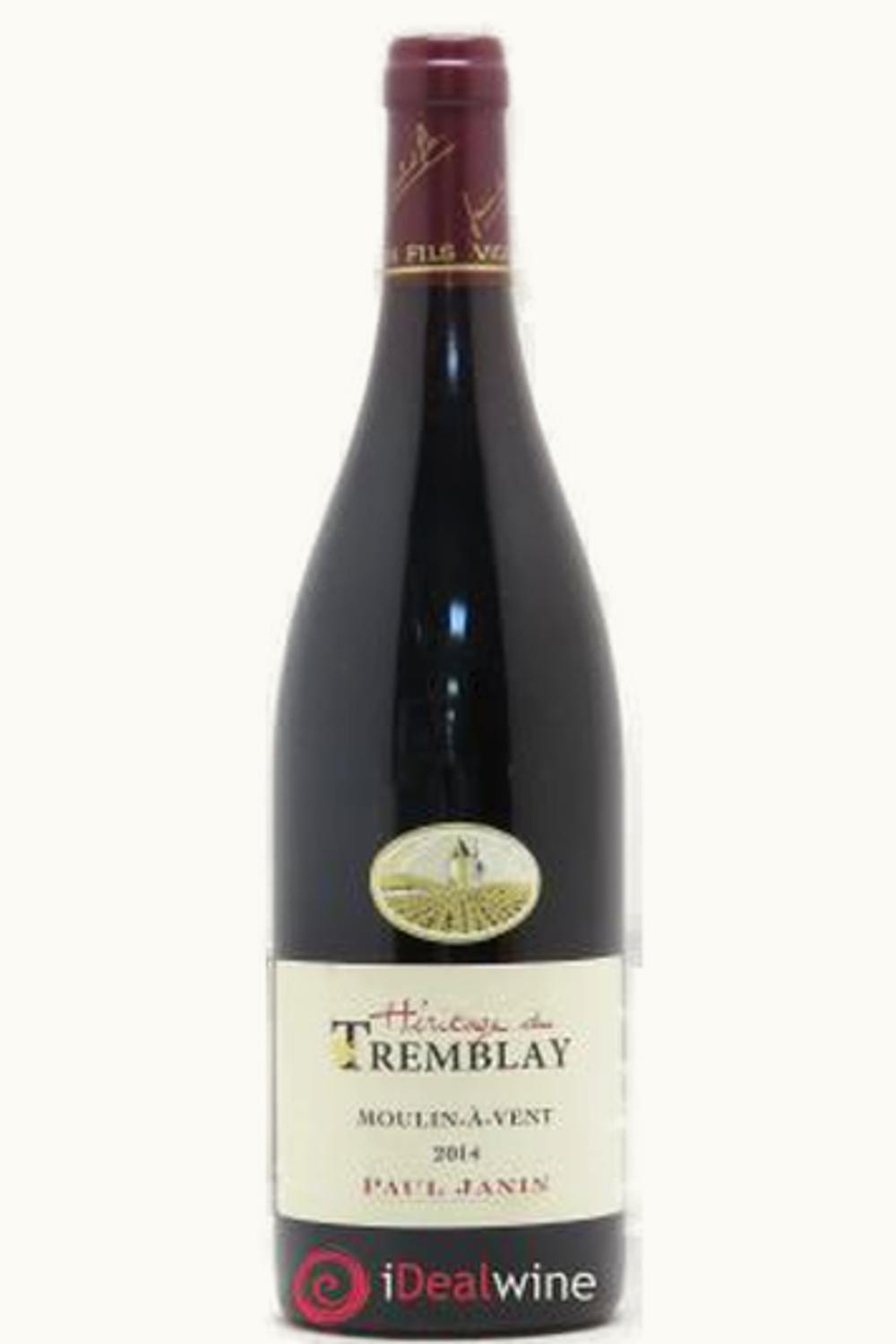 Paul Janin Clos du Tremblay Moulin-à-Vent, 2014