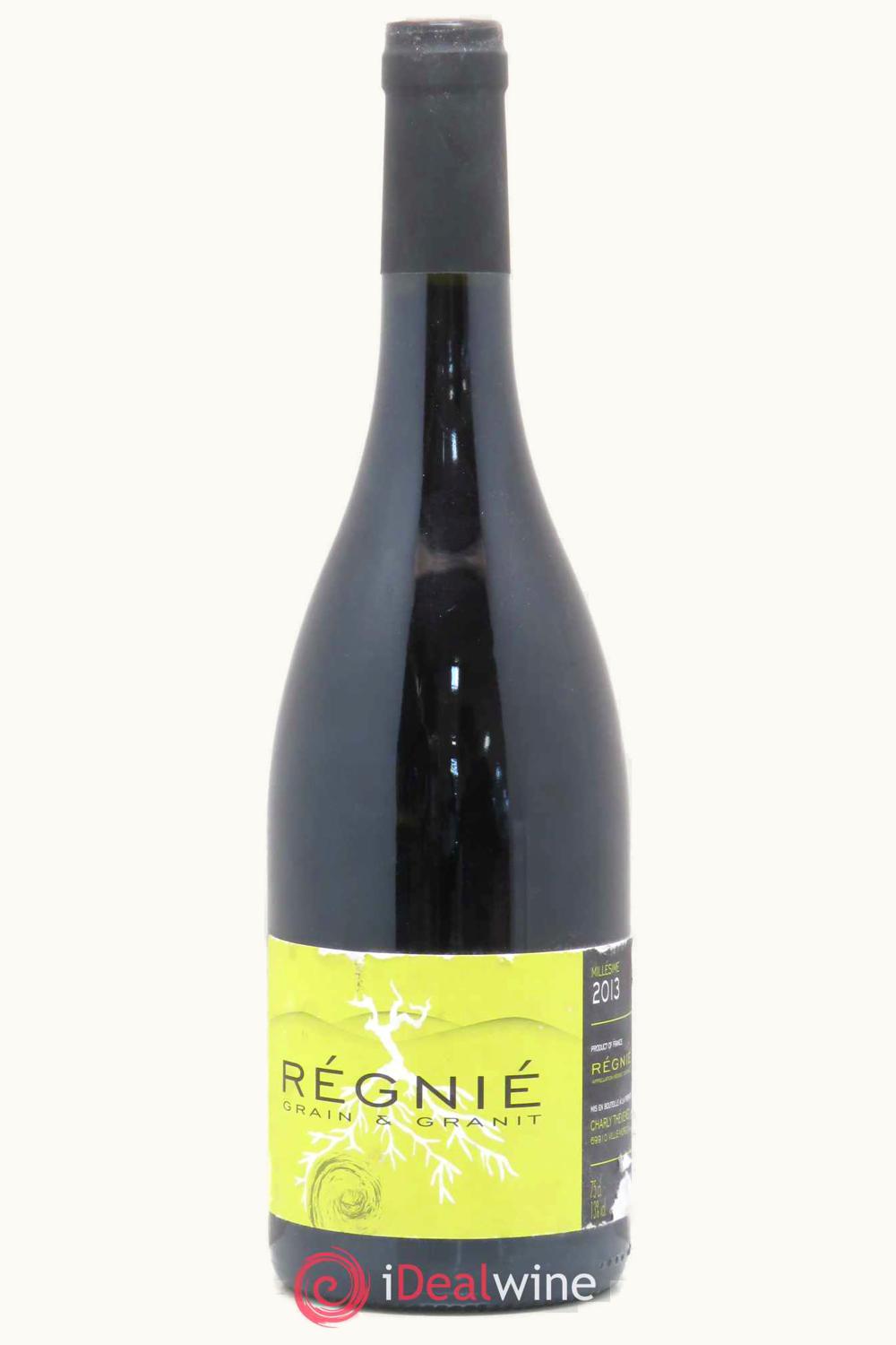 Jean-Paul et Charlie Thévenet Jean-Paul Charlie Thévenet Grain Granit Régnié, 2013