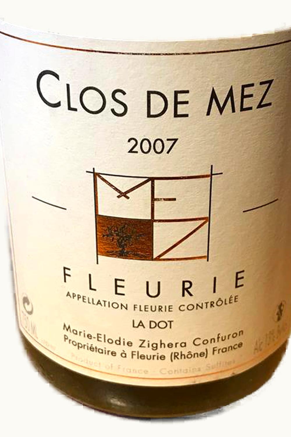 Clos de Mez Clos de Mez La Dot Fleurie, 2013