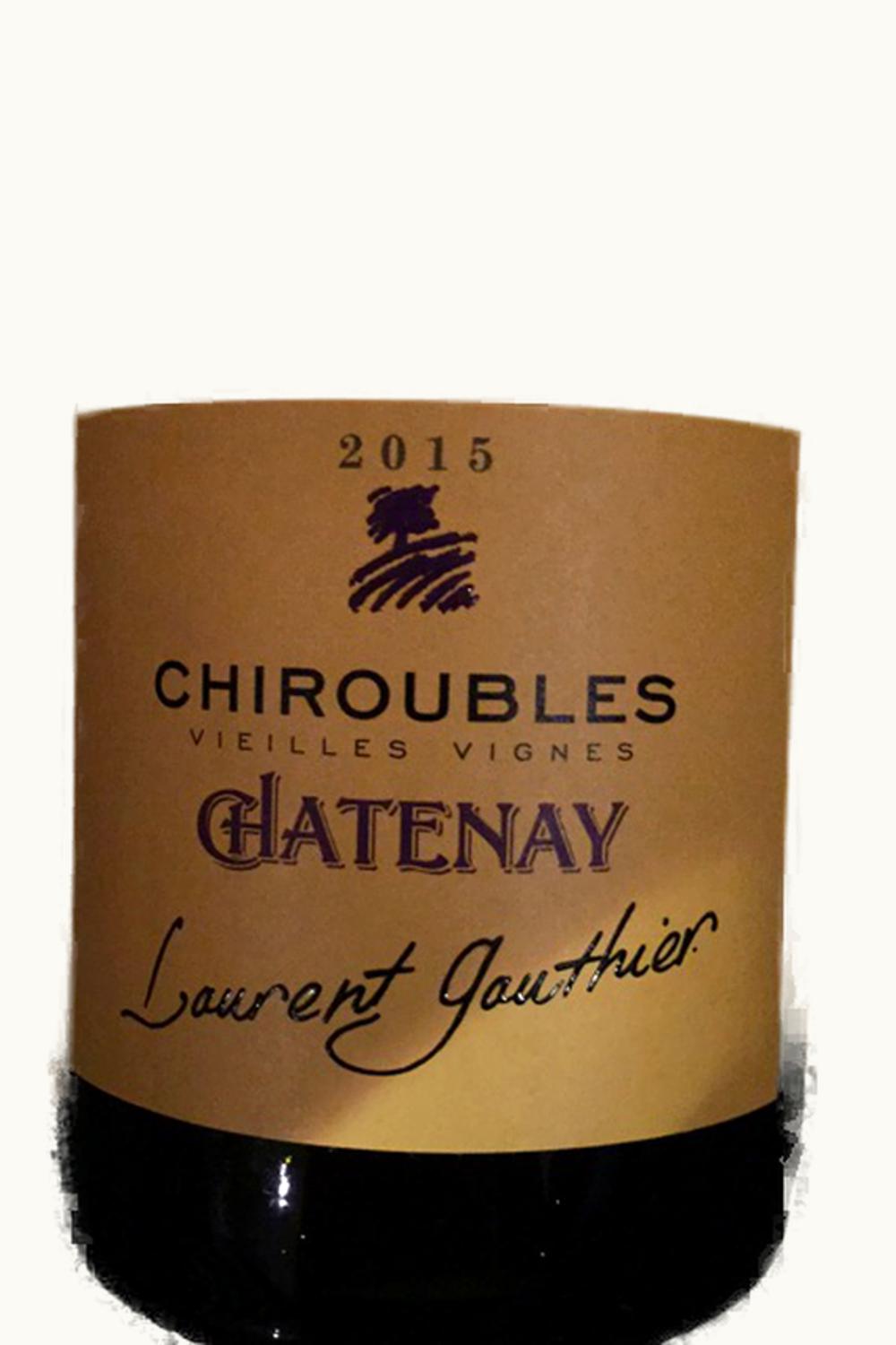 Domaine Laurent Gauthier Chatenay Vieilles Vignes Chiroubles, 2013