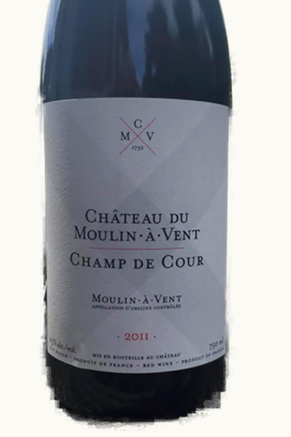 Du Champ de Cour Du Champ de Cour Moulin-à-Vent, 2011