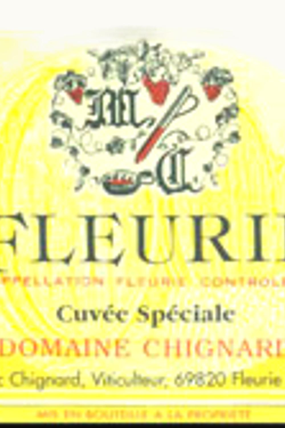 Domaine Chignard Cuvée Spéciale Vieilles Vignes Fleurie, 2011