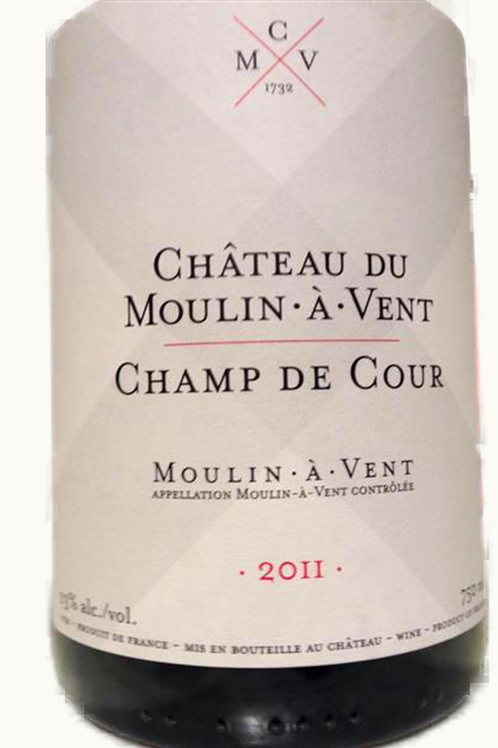 Du Champ de Cour Du Champ de Cour Moulin-à-Vent, 2009