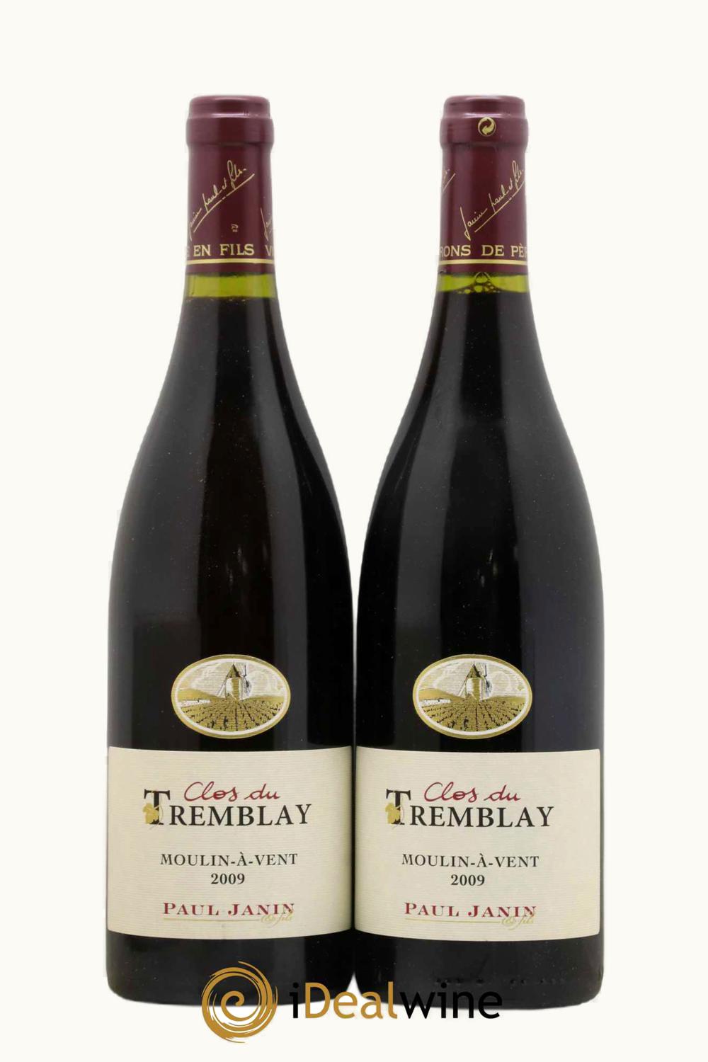 Paul Janin Clos du Tremblay Moulin-à-Vent, 2009