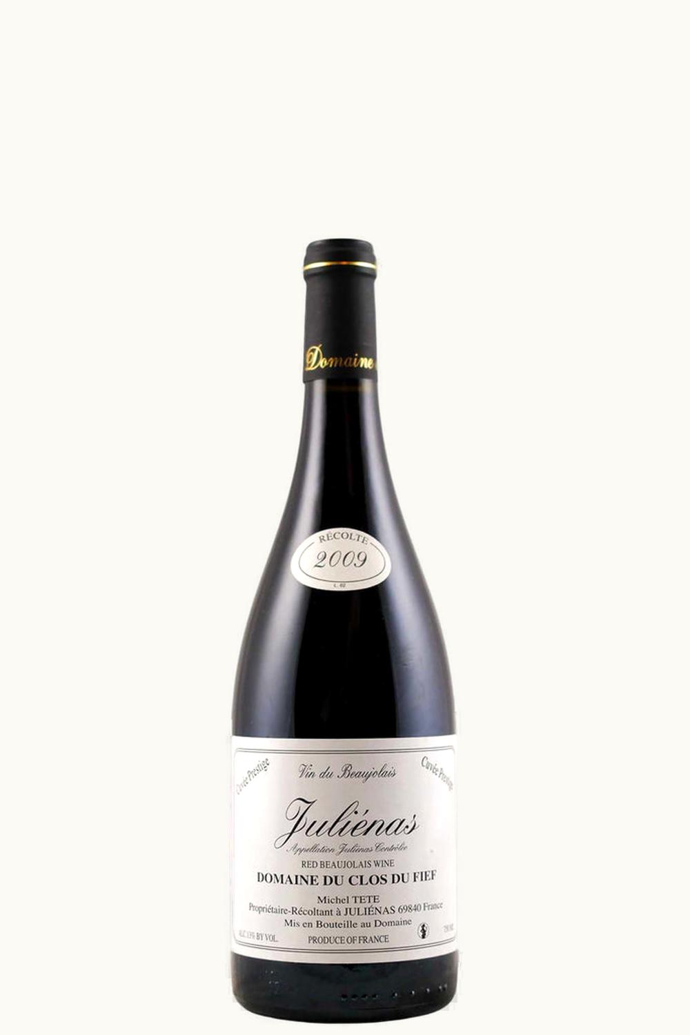 Michel Tête Michel Tête Dom du Clos Fief Cuvée Prestige Juliénas, 2009