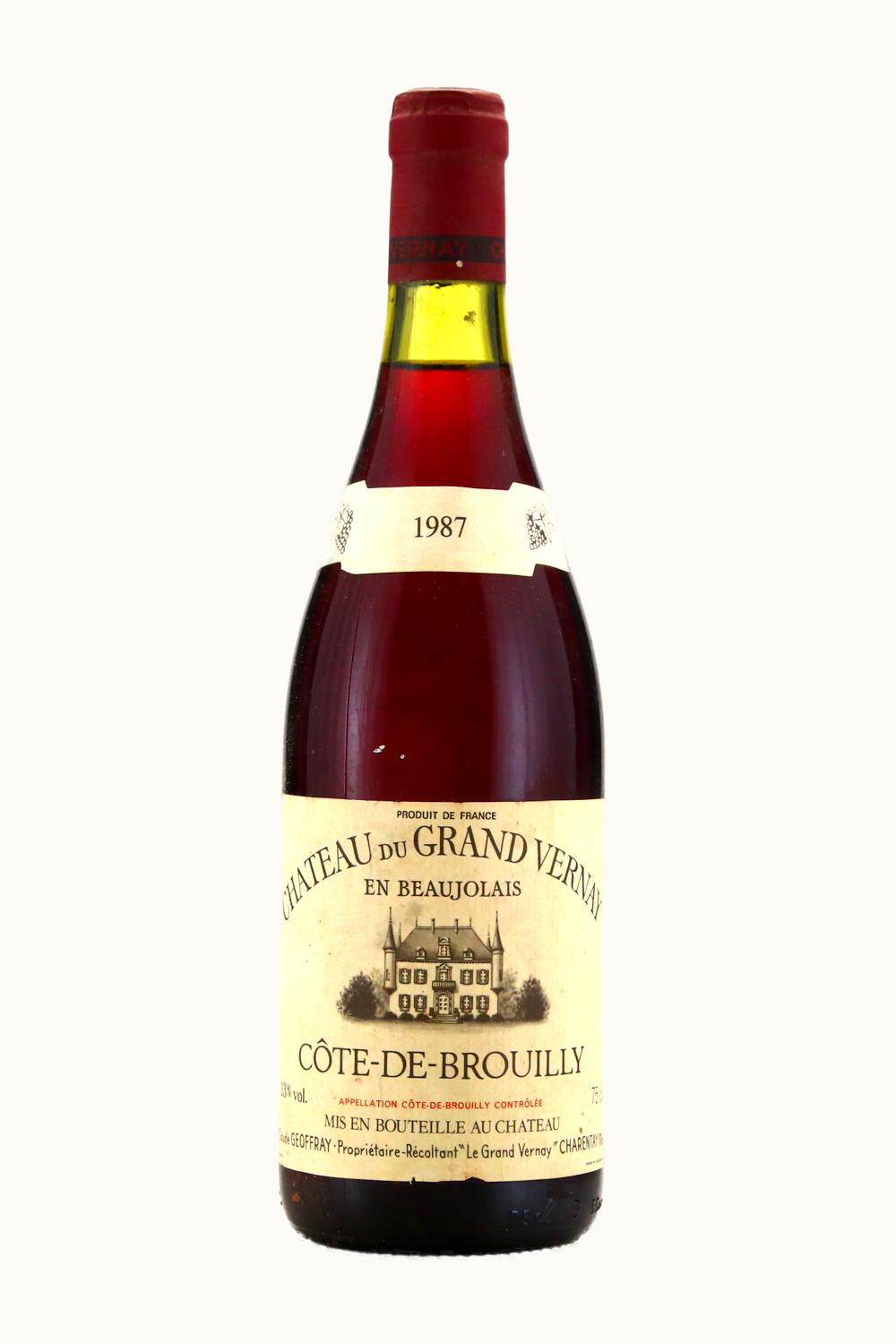 Du Grand Vernay Du Grand Vernay Côte de Brouilly, 1987