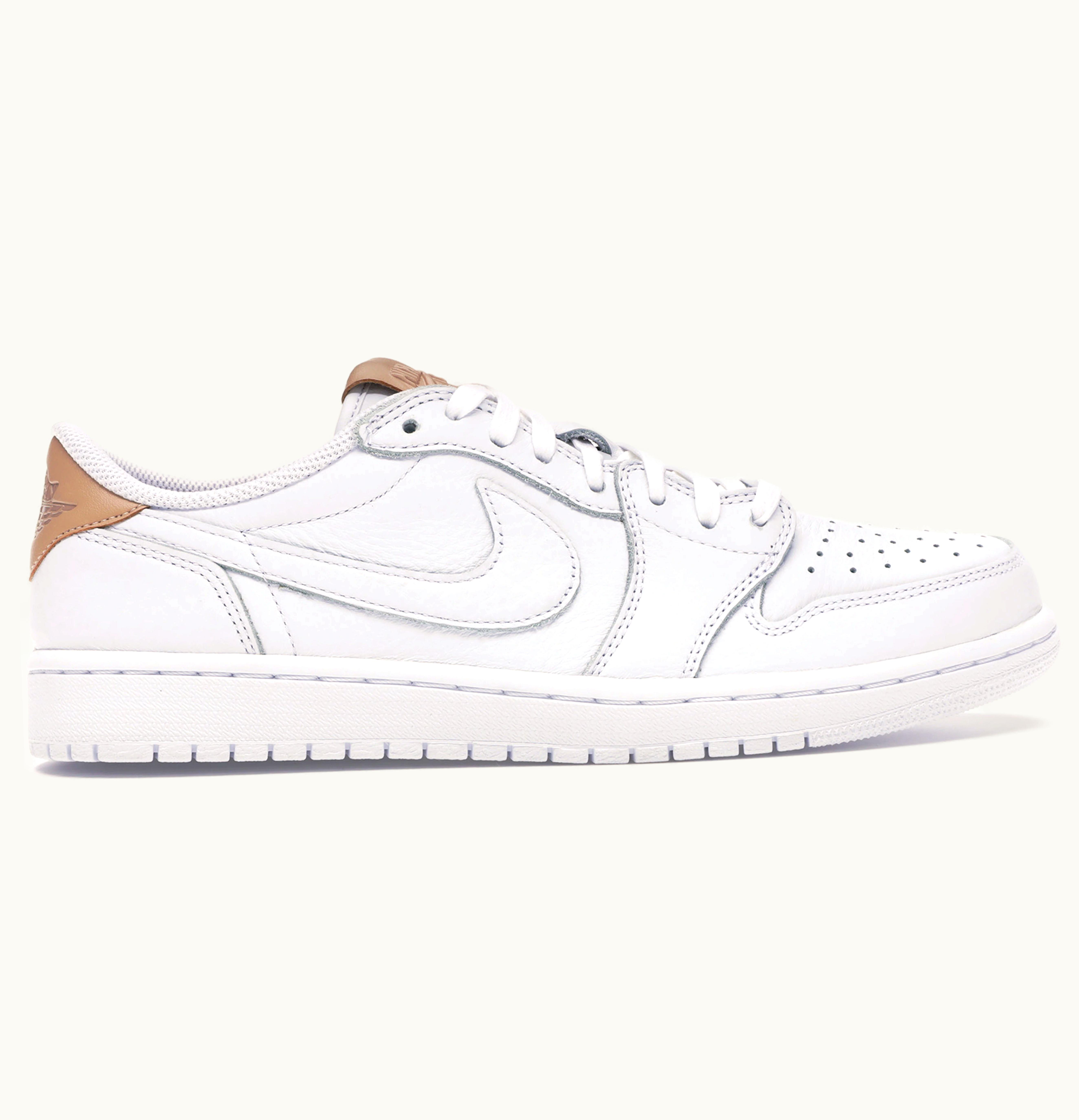 Jordan Air Jordan 1 Retro Low OG White Vachetta