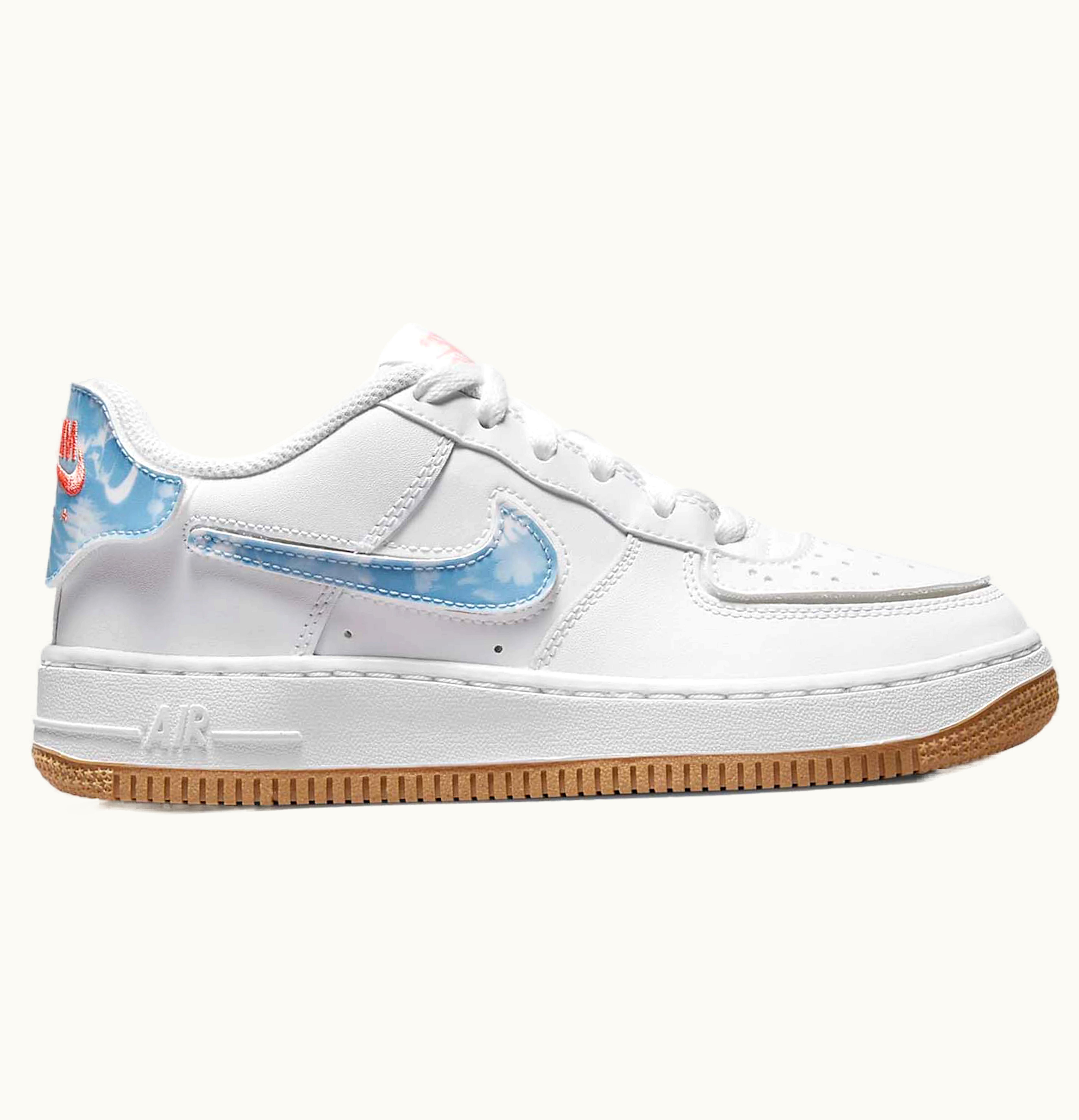 Nike Nike Air Force 1 1 Low White Bleached Coral Gum