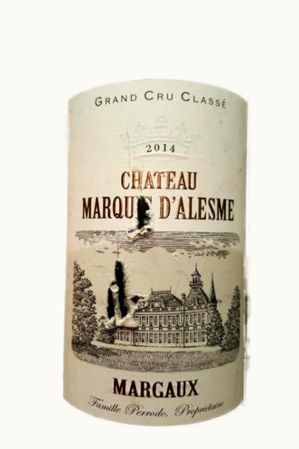 Château Marquis d'Alesme Becker Château Marquis d'Alesme Becker Margaux, 2014