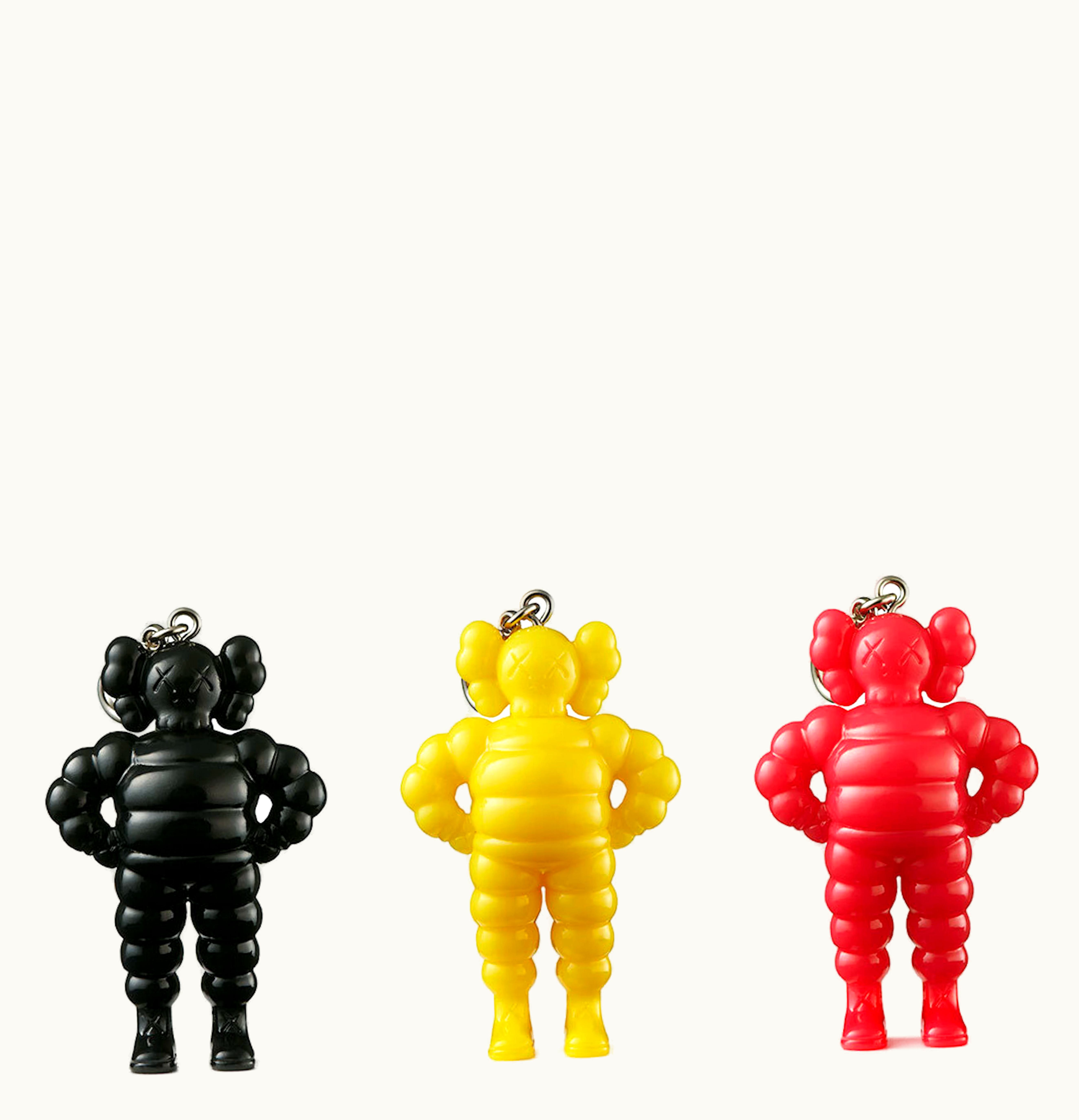 KAWS KAWS Tokyo First Chum Keychain Clear White Black Yellow Pink Set 2021
