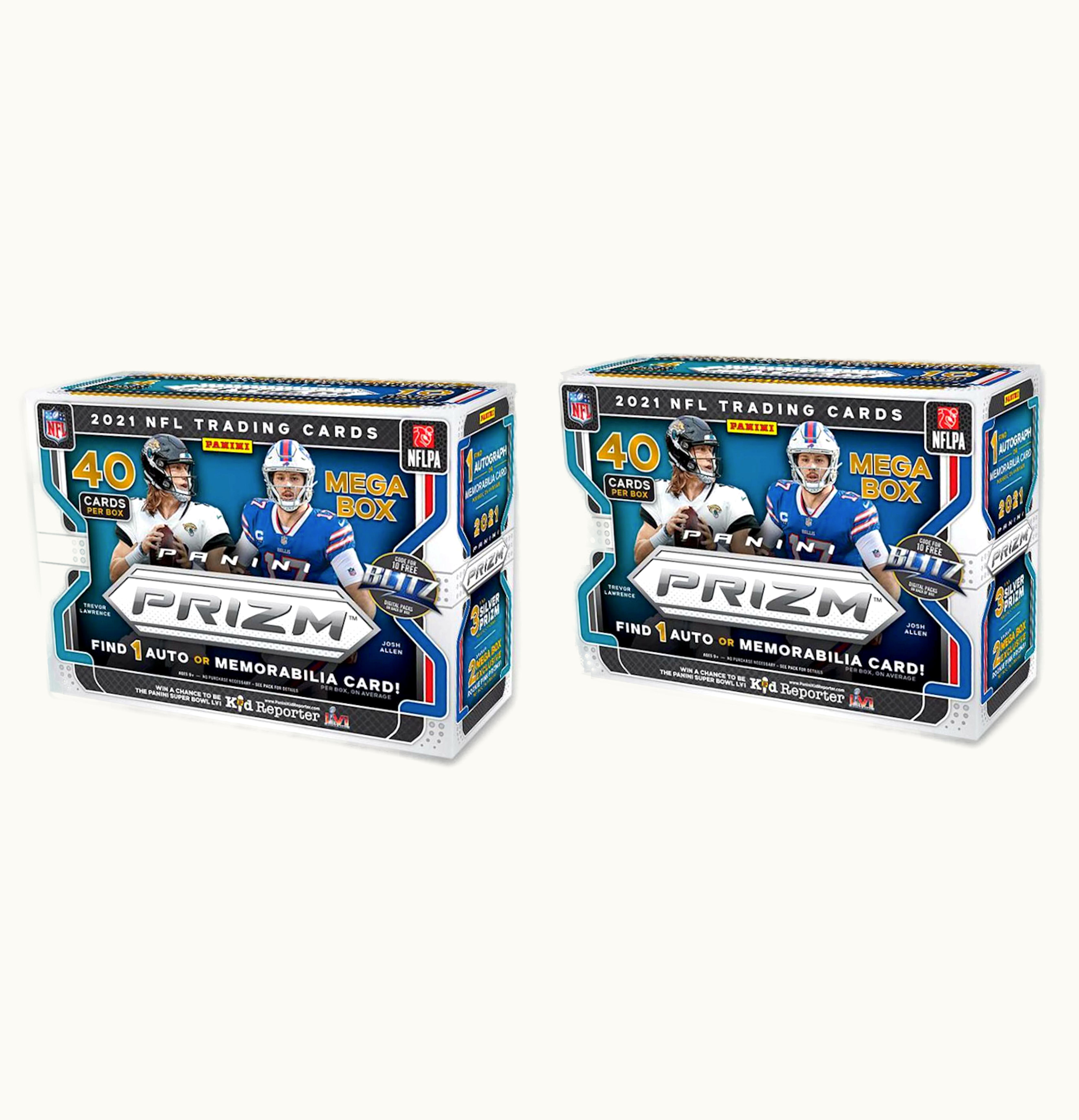 Panini 2021 Panini Prizm Football Mega Box Pink Prizms 2x Lot