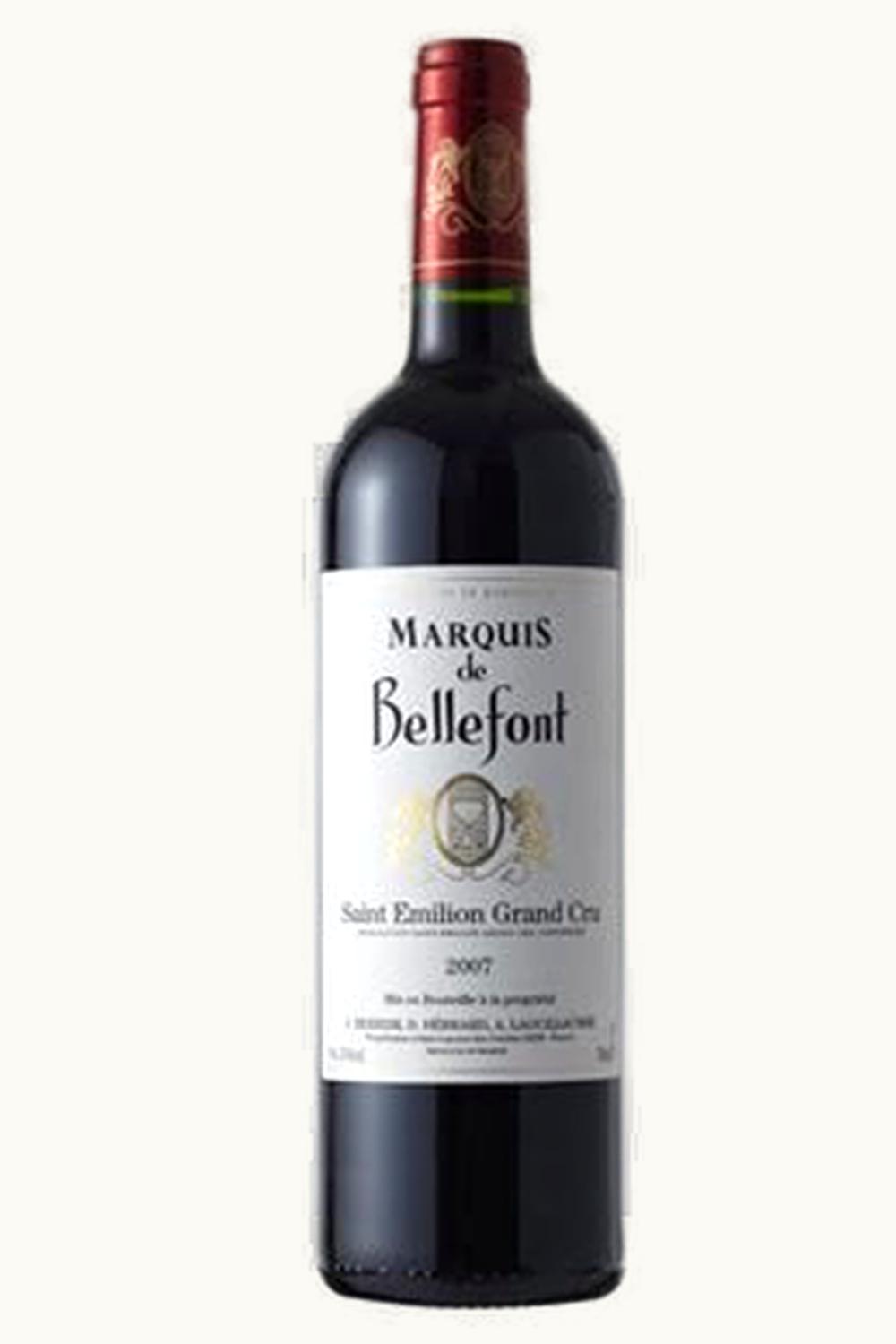Château Bellefont Belcier Château Bellefont Belcier St. Émilion Grand Cru, 2012