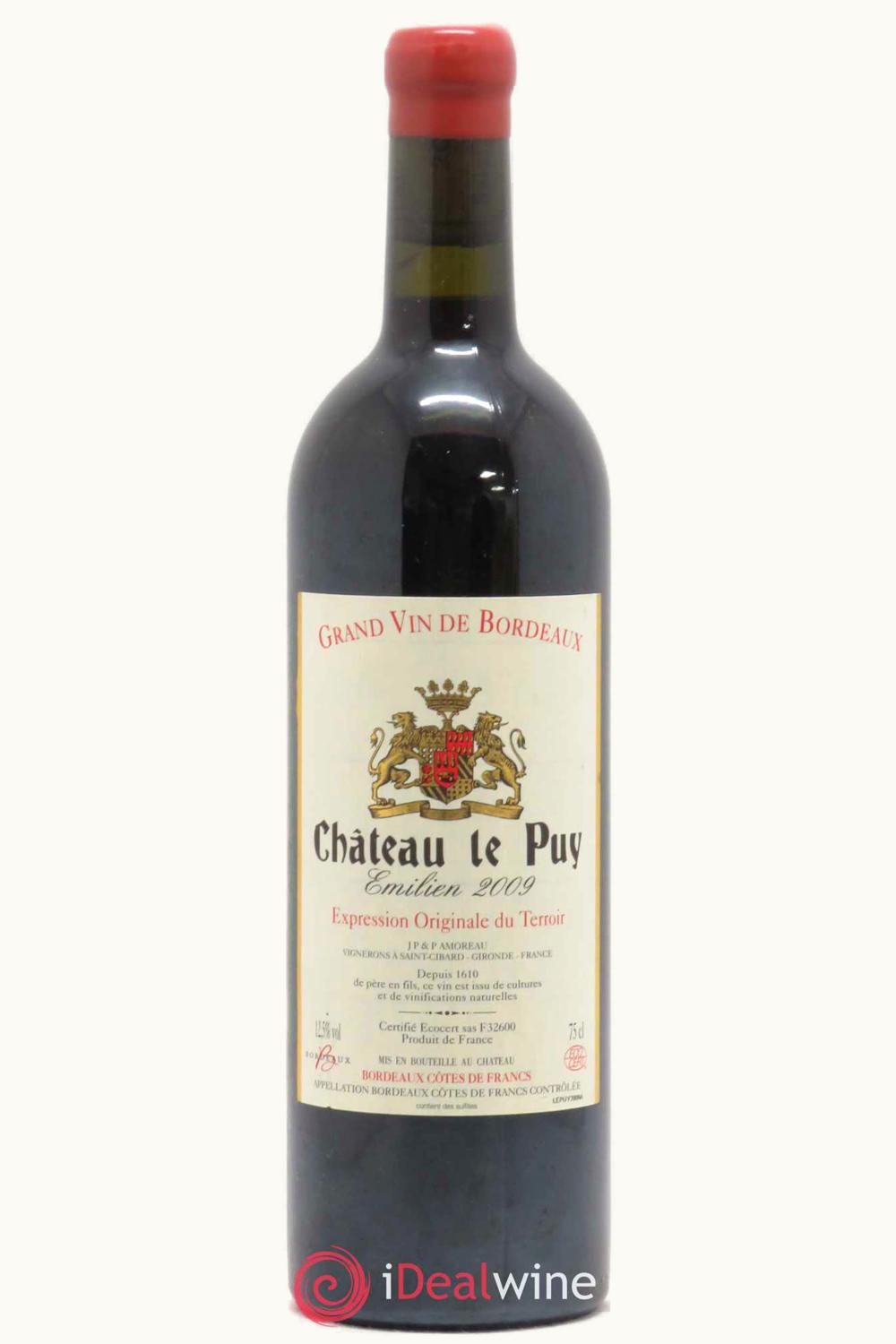 Château Le Puy Château Le Puy Côte de Bordeaux, 2009