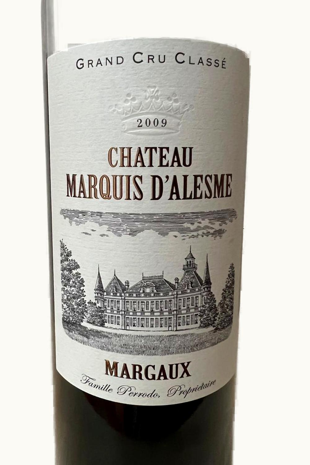 Château Marquis d'Alesme Becker Château Marquis d'Alesme Becker Margaux, 2009