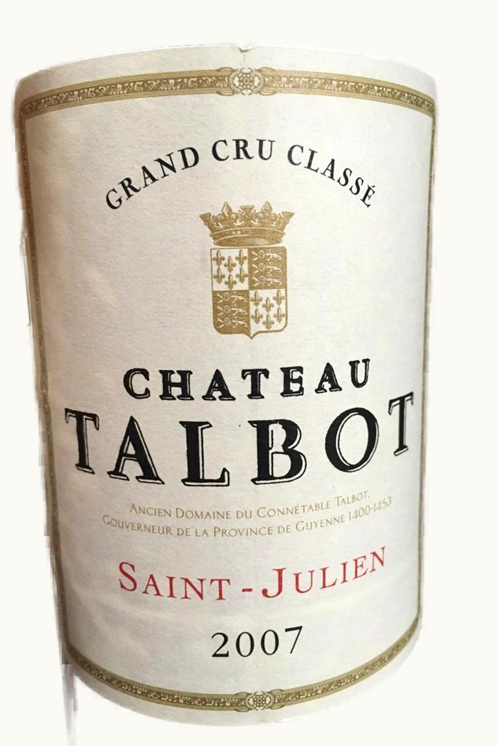Chateau Talbot Chateau Talbot St Julien, Medoc, Bordeaux, France, 2007 UZ0638518