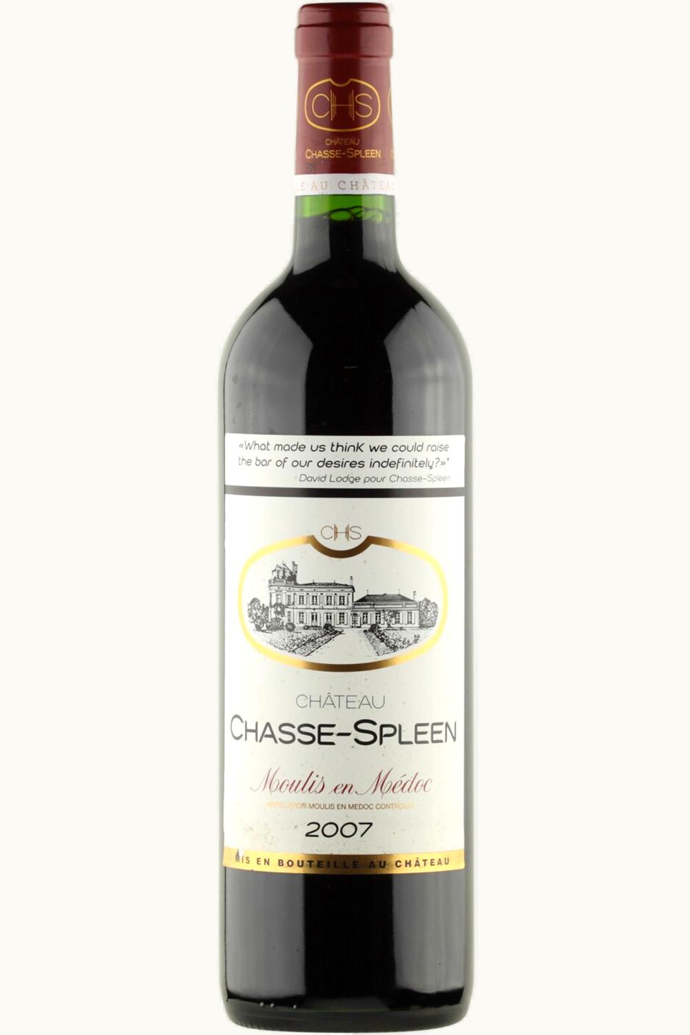 Château Chasse-Spleen Chasse Spleen Moulis, Medoc, Bordeaux, France, 2007