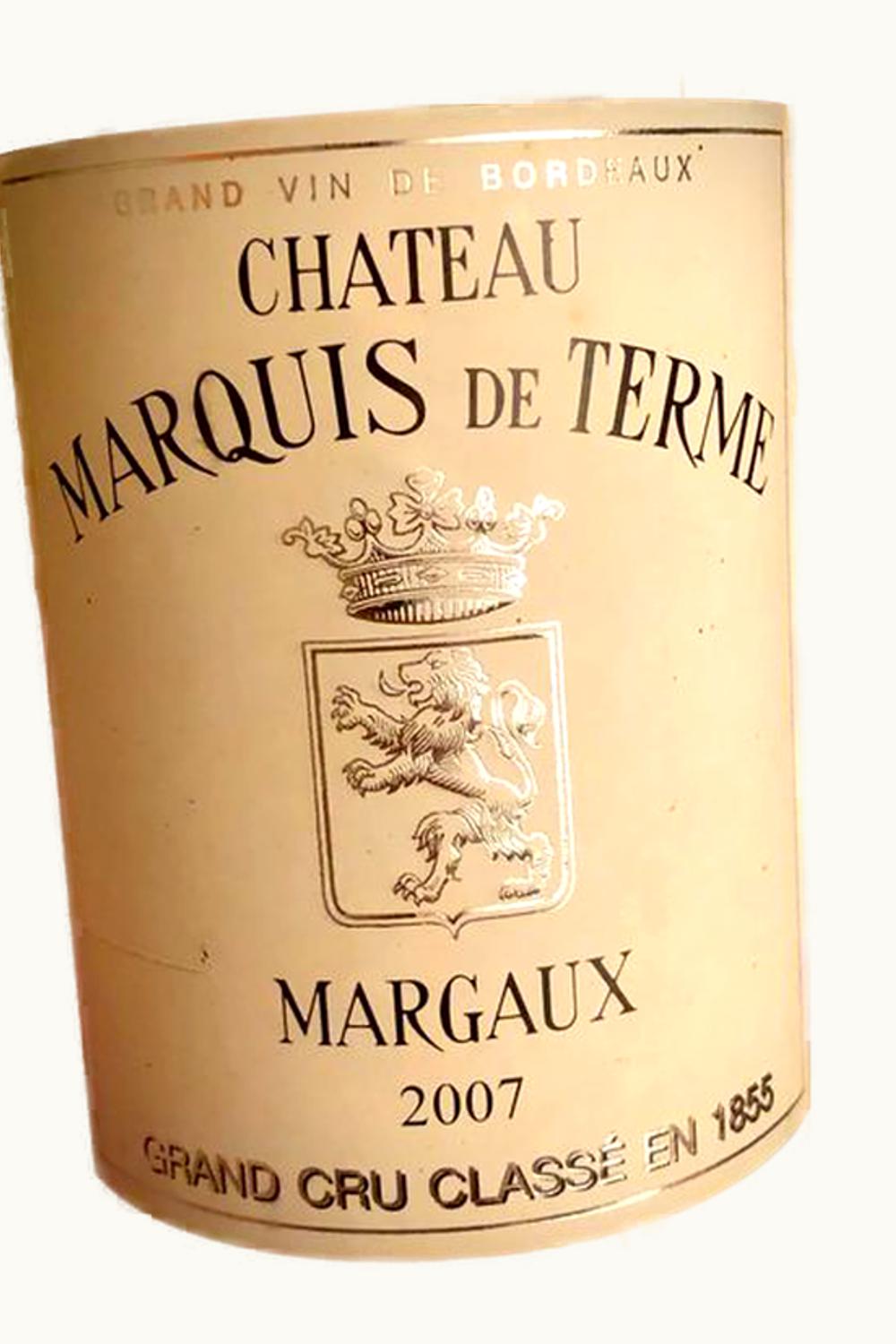 Château Marquis de Terme Château Marquis de Terme Margaux, Medoc, Bordeaux, France, 2007