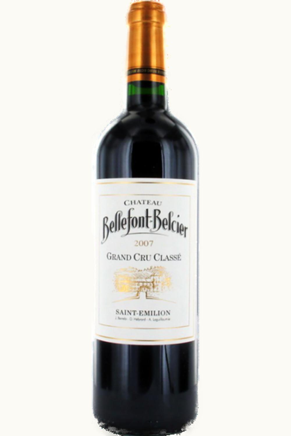 Château Bellefont Belcier Château Bellefont Belcier St Emilion Grand Cru, Bordeaux, France, 2007