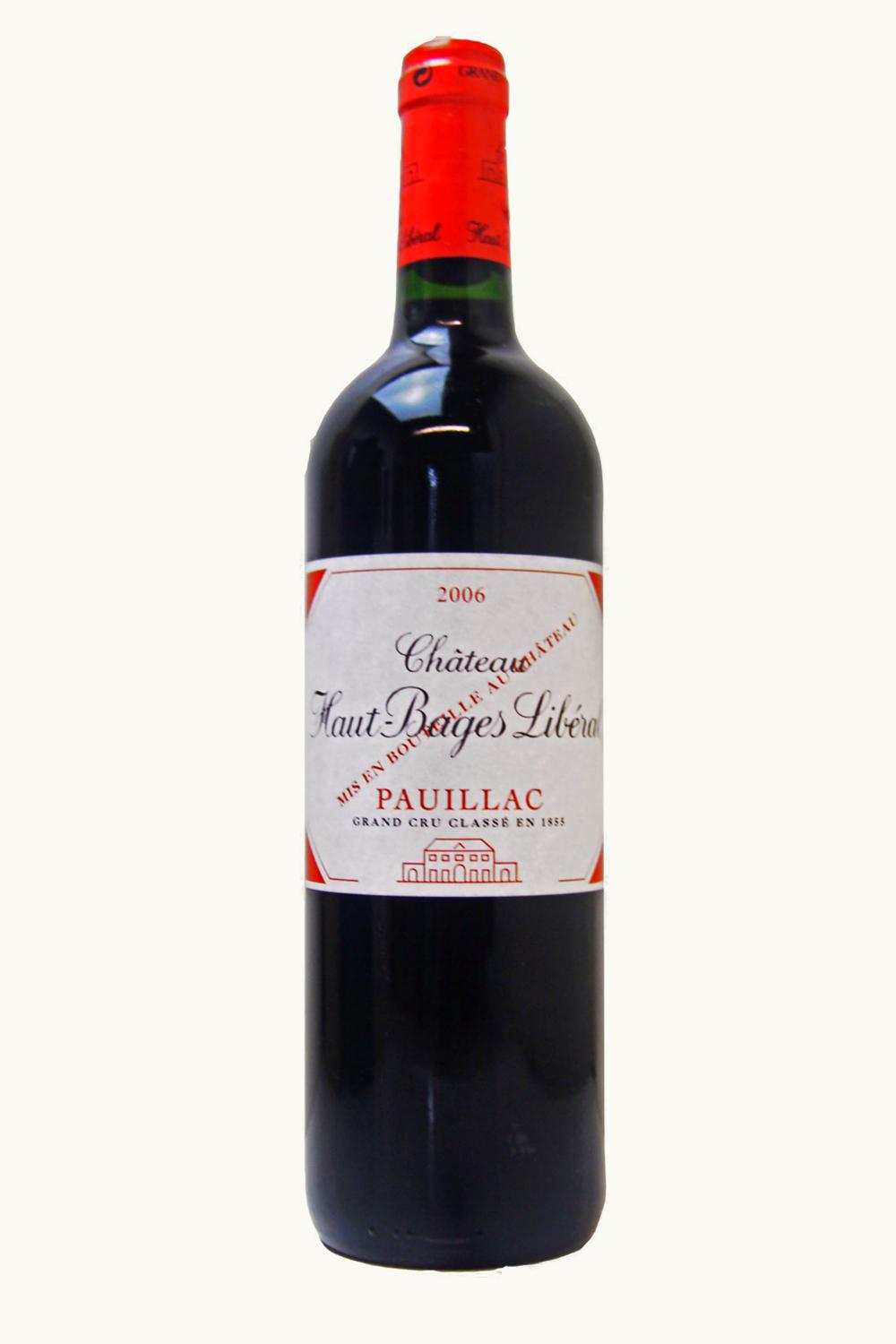 Château Haut-Bages-Libéral Château Haut-Bages-Libéral Pauillac, Medoc, Bordeaux, France, 2006
