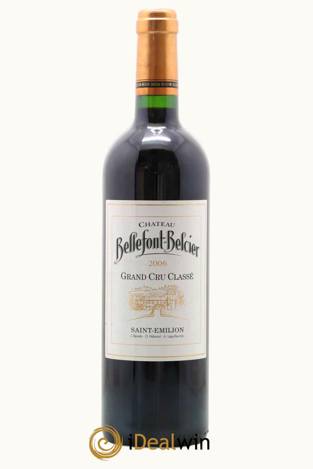 Château Bellefont Belcier Château Bellefont Belcier St Emilion Grand Cru, Bordeaux, France, 2006