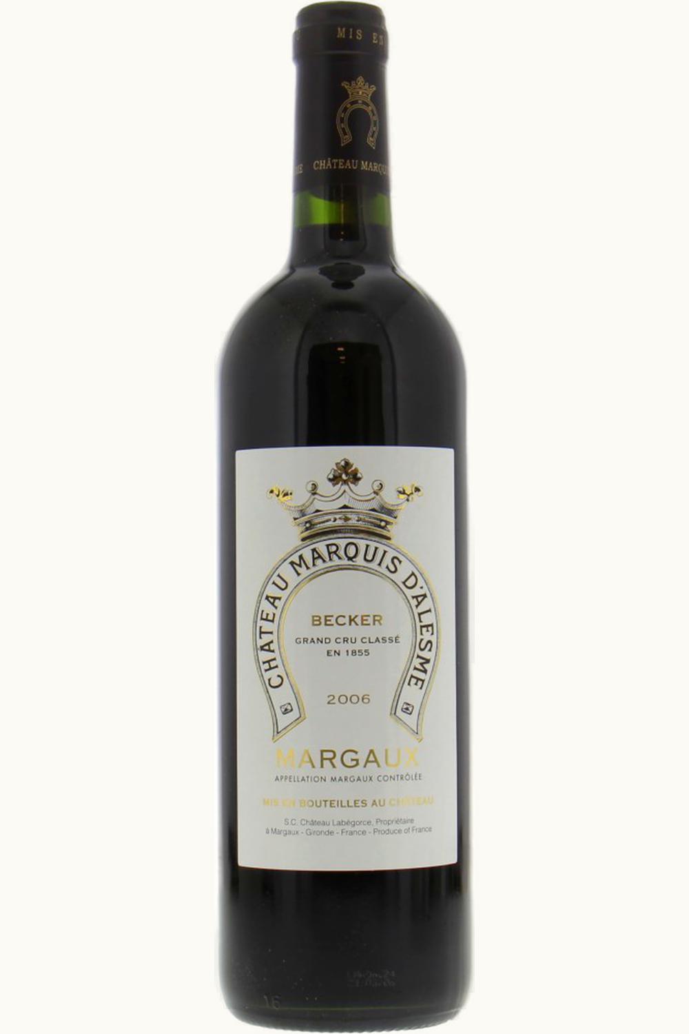 Château Marquis d'Alesme Becker Château Marquis d'Alesme Becker Margaux, Medoc, Bordeaux, France, 2006